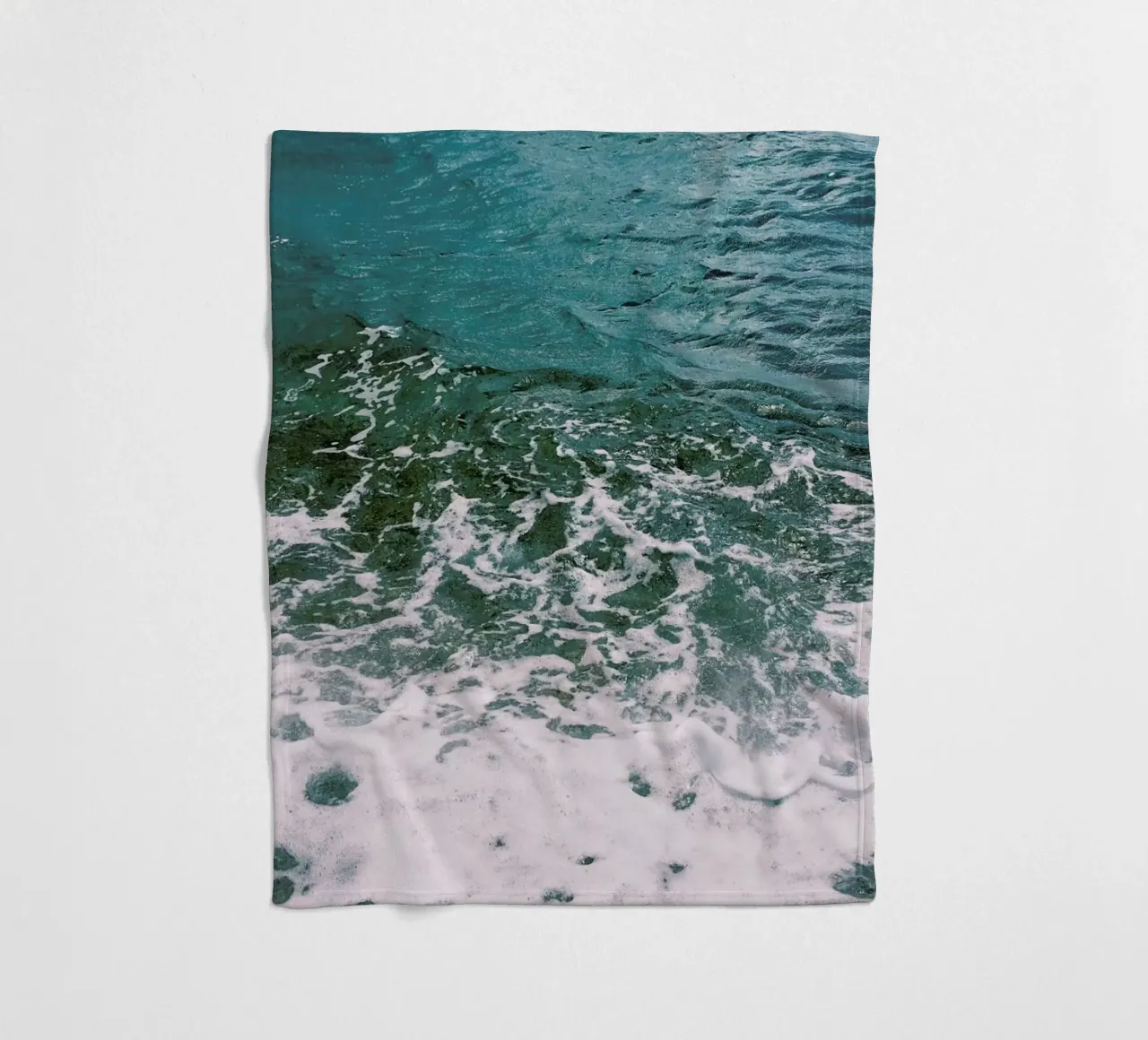 Deep Blue Sea fleece blanket by Cassia Beck Photography