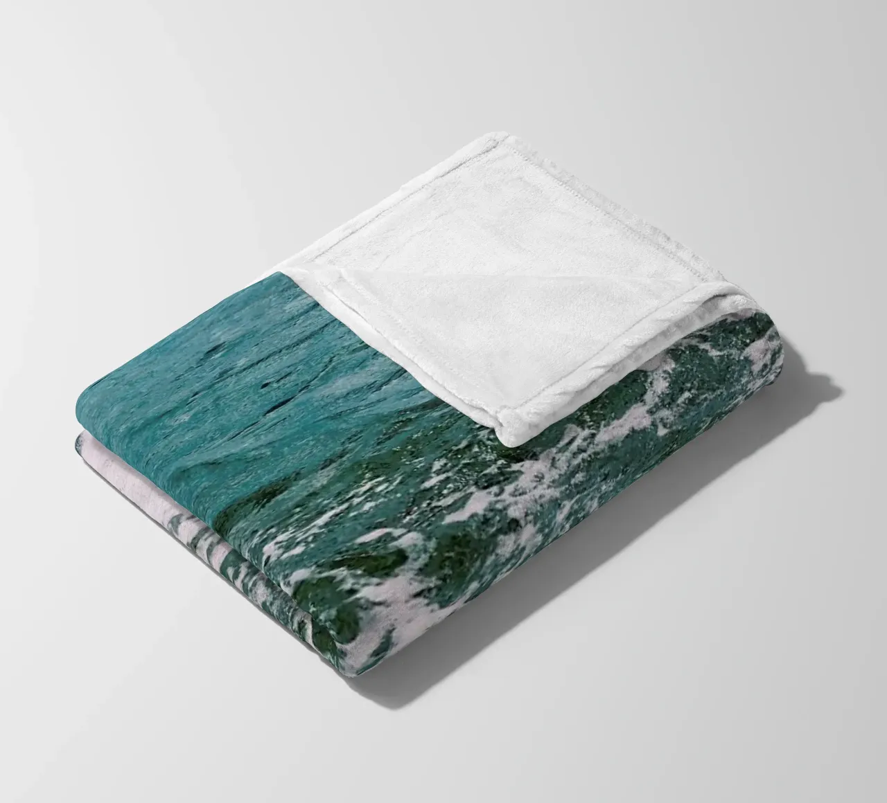 Deep Blue Sea fleece blanket by Cassia Beck Photography