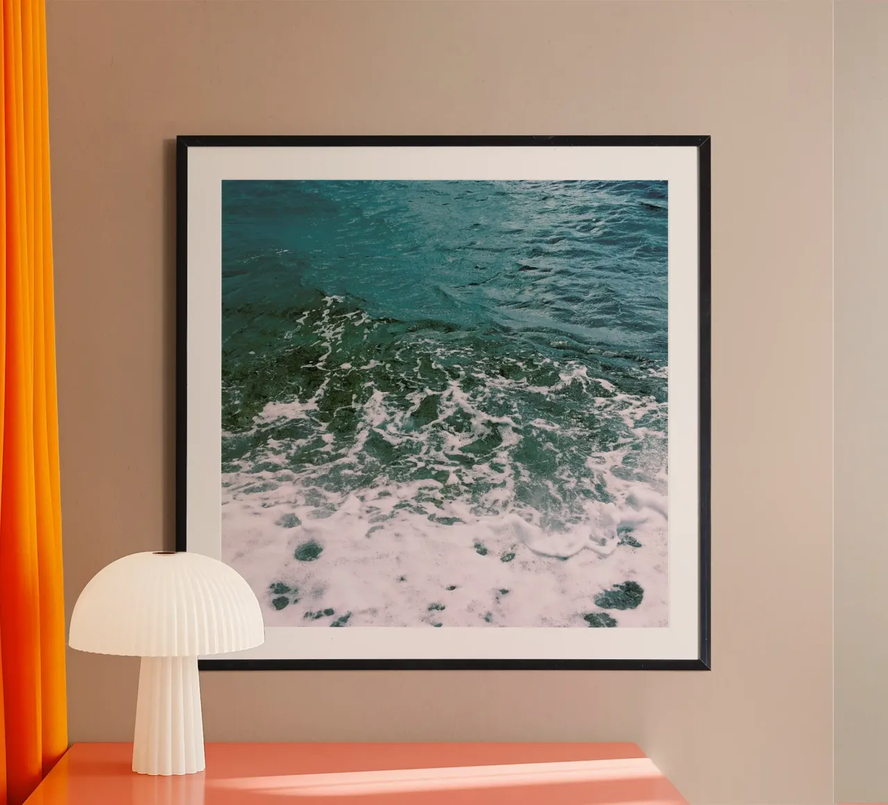 Mare blu profondo poster da Cassia Beck Photography