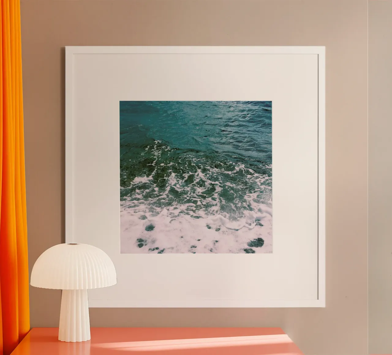 Mare blu profondo poster da Cassia Beck Photography