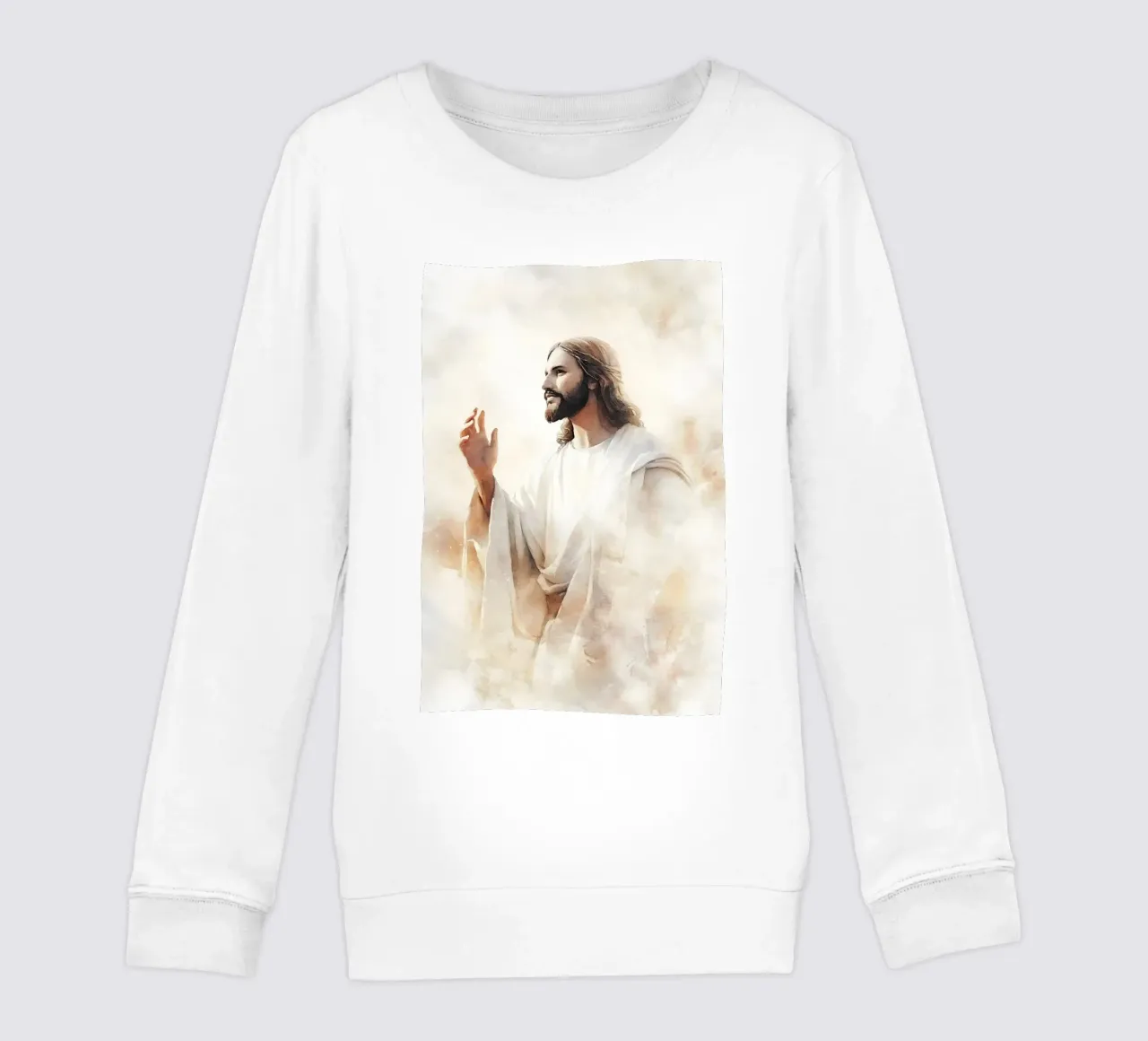 Jesus seren kids sweatshirt by LisaArtes