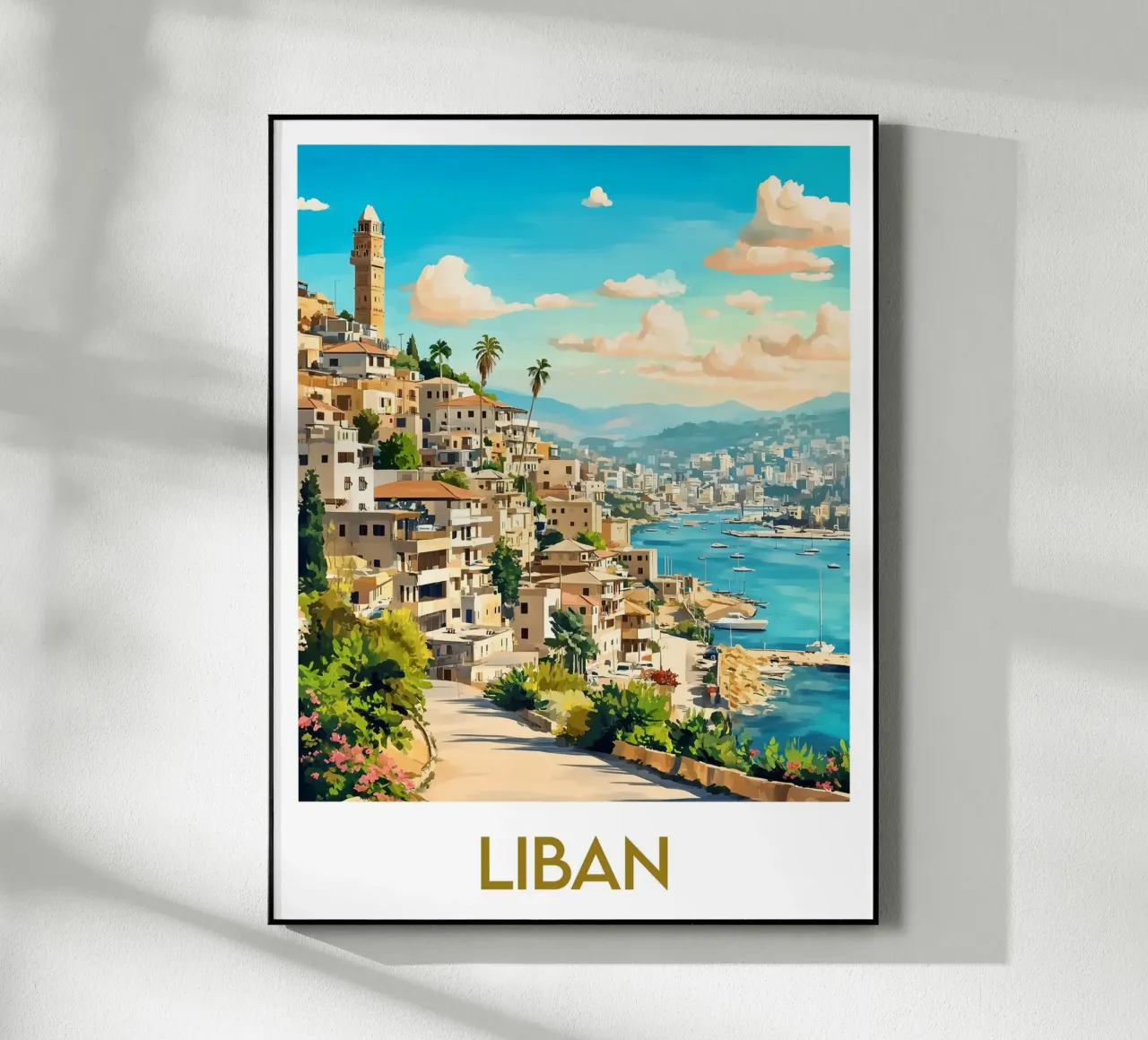 Affiche Liban plexiglass da Frame the World
