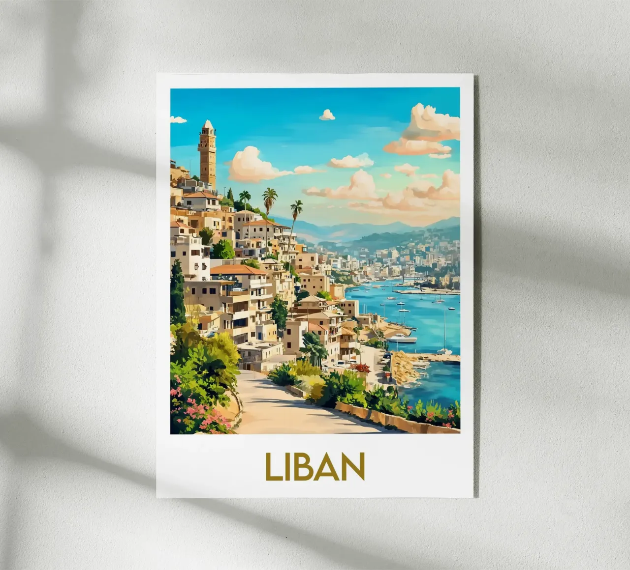 Affiche Liban plexiglass da Frame the World