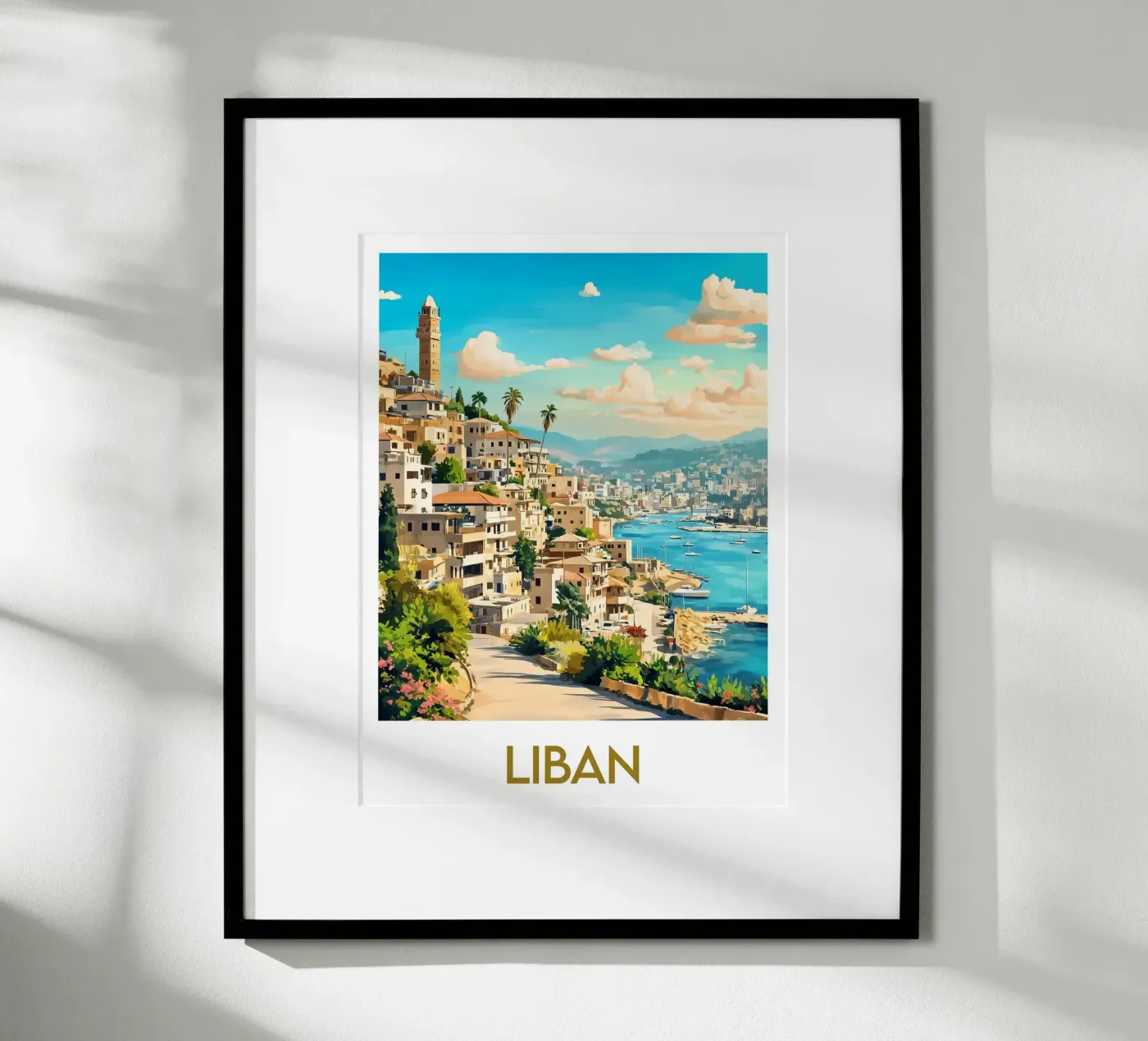 Affiche Liban poster da Frame the World