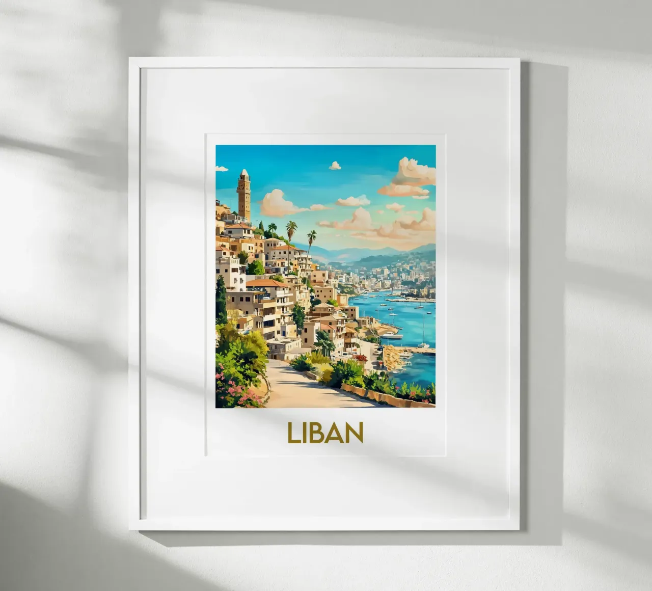 Affiche Liban poster da Frame the World