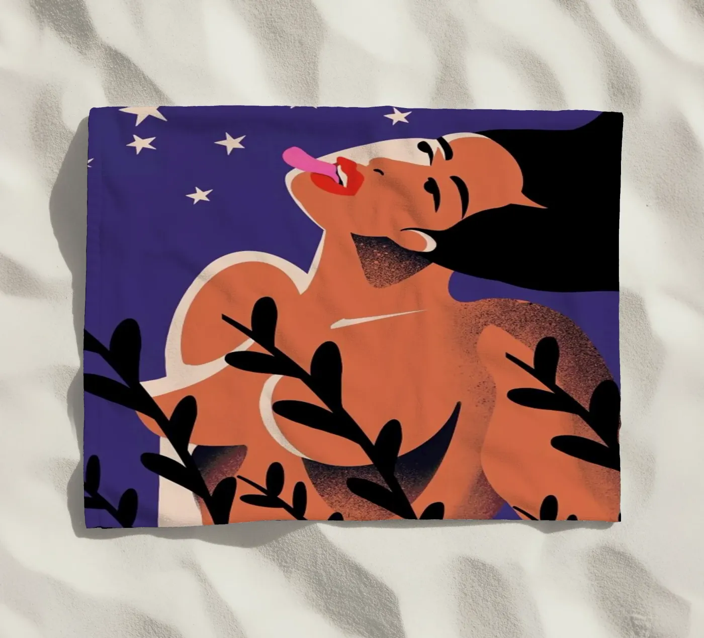 Stardust strandhanddoek van Kika illu