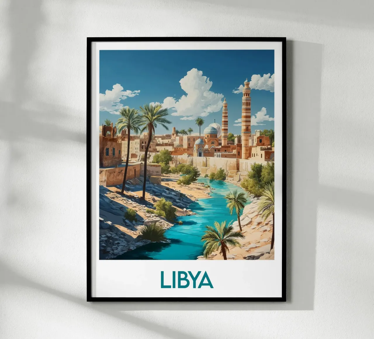 Affiche Libye Poster von Frame the World