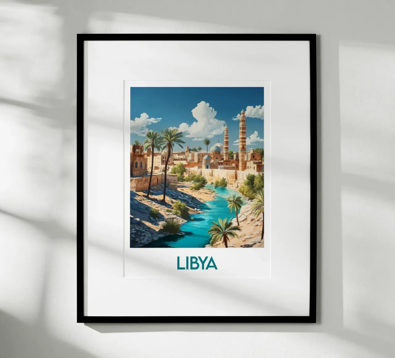 Affiche Libye poster da Frame the World