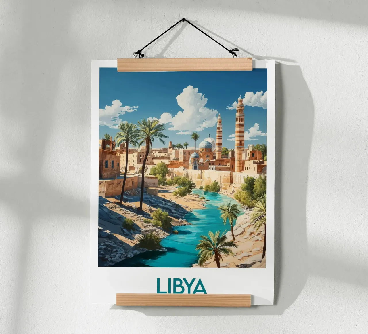 Affiche Libye Poster von Frame the World