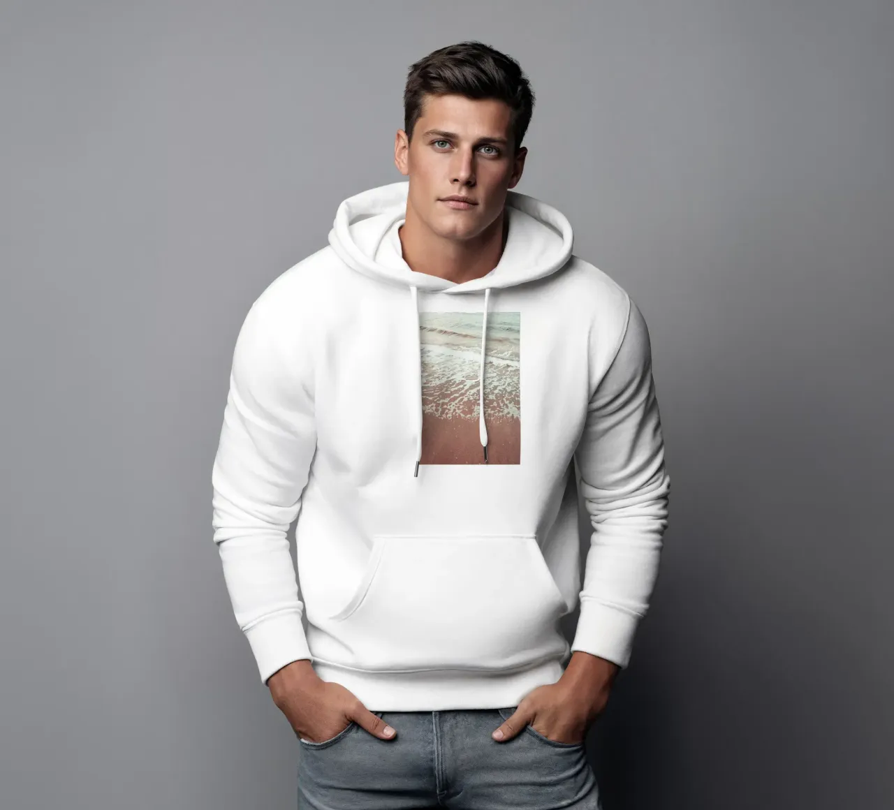 Retro Wave II Hoodie von Sebastian Hilgetag