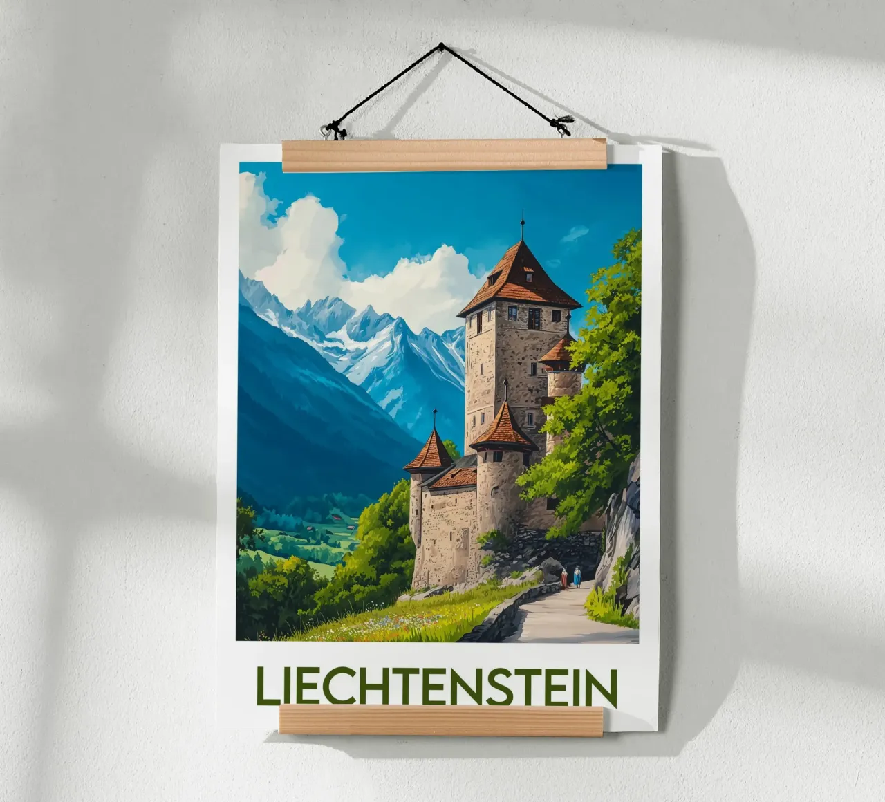 Affiche Liechtenstein poster da Frame the World