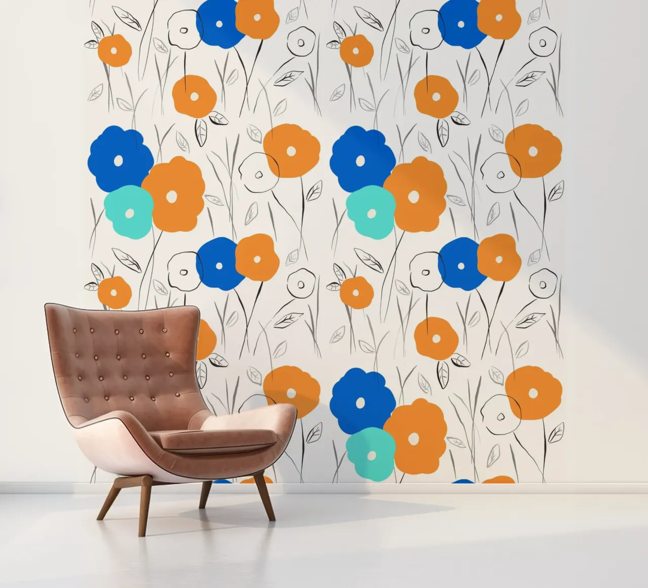 Spring is Back fotobehang van Studio Wida