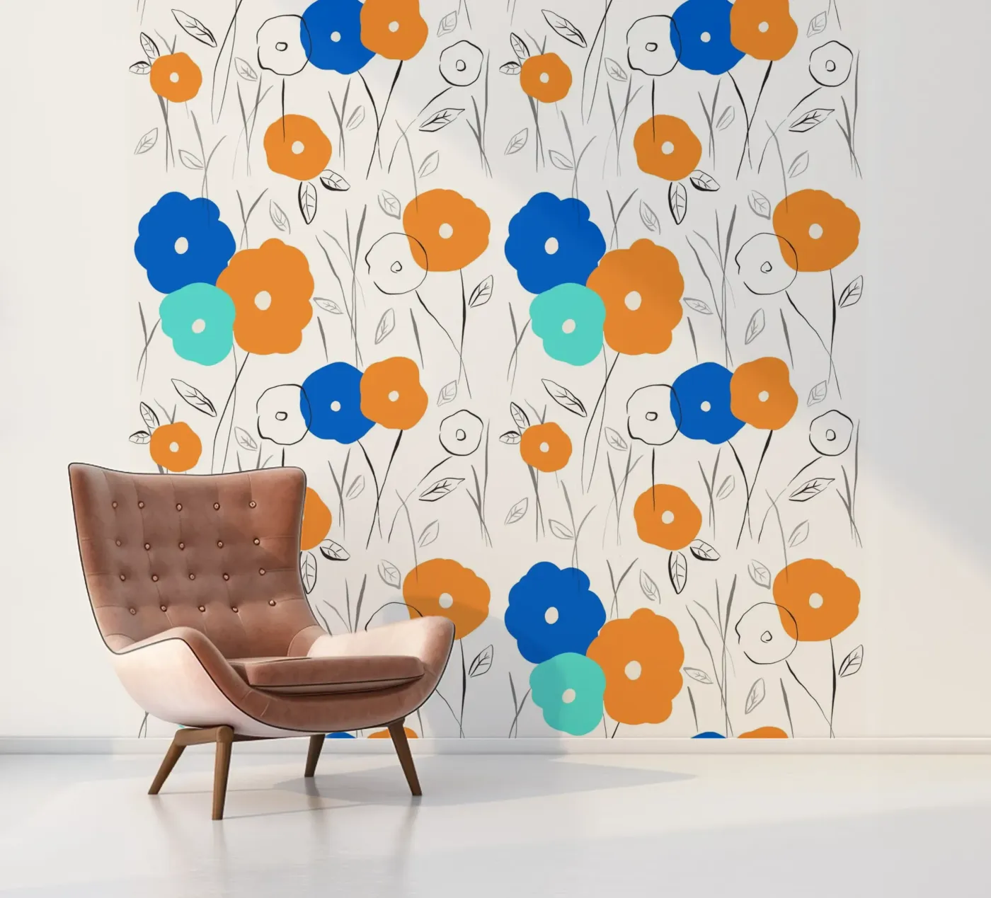 Spring is Back fotobehang van Studio Wida