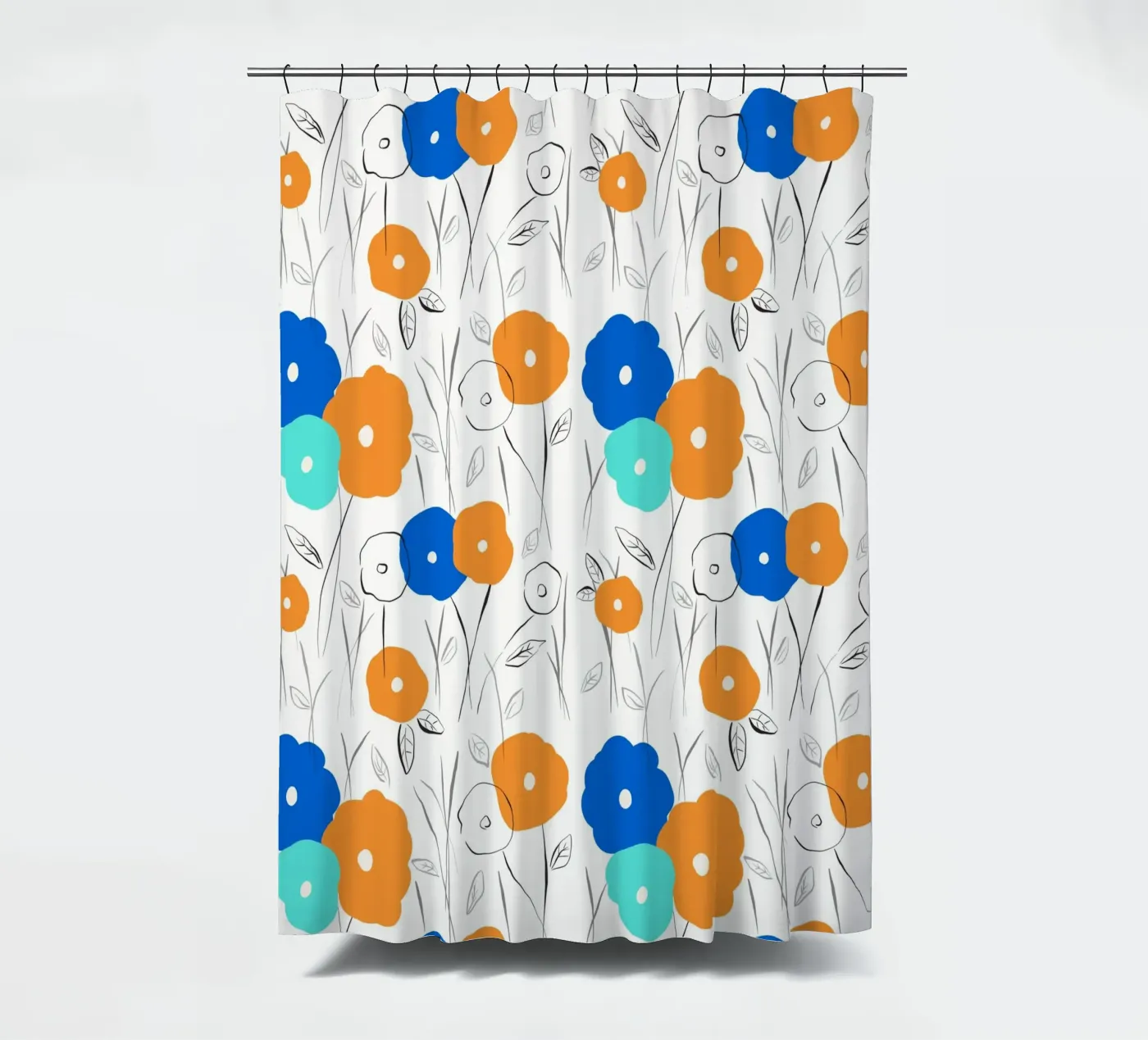 Spring is Back Duschvorhang von Studio Wida