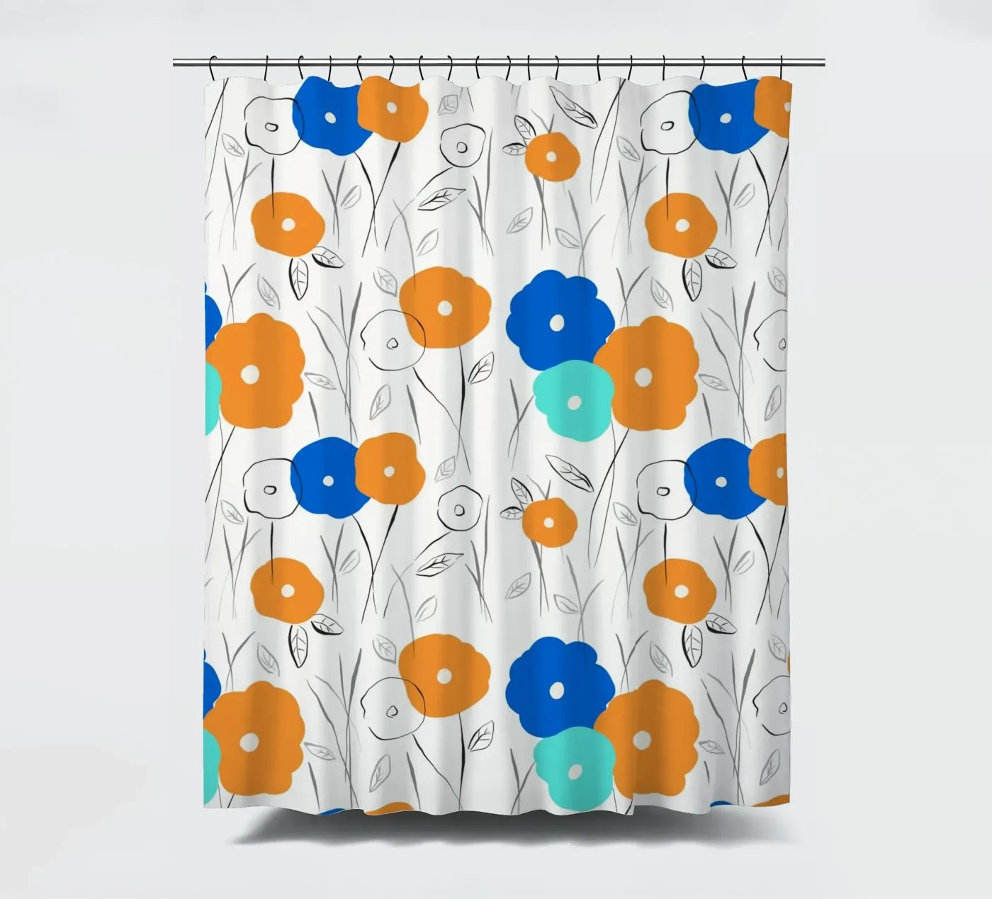 Spring is Back Duschvorhang von Studio Wida