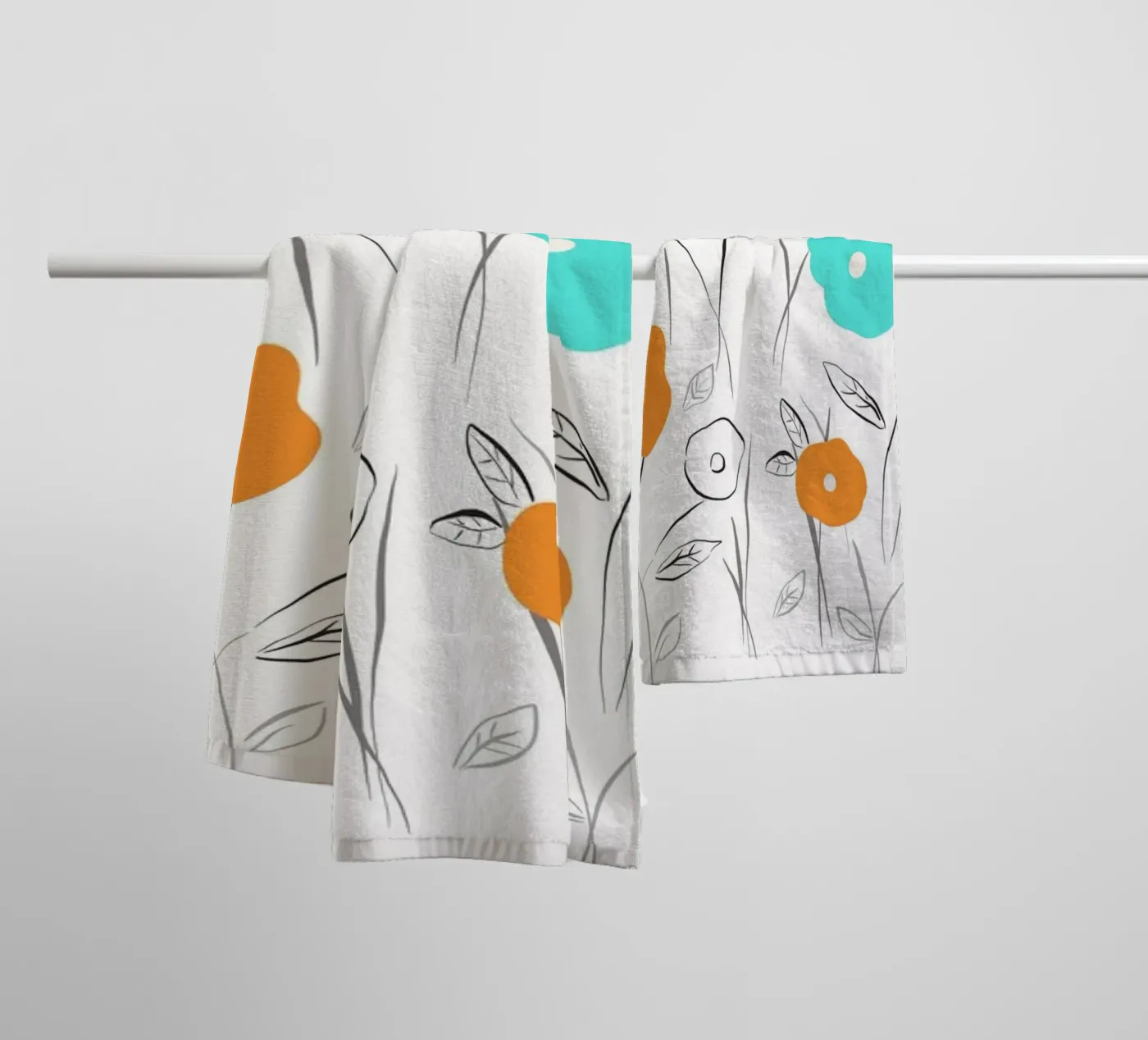 Spring is Back badhanddoek van Studio Wida
