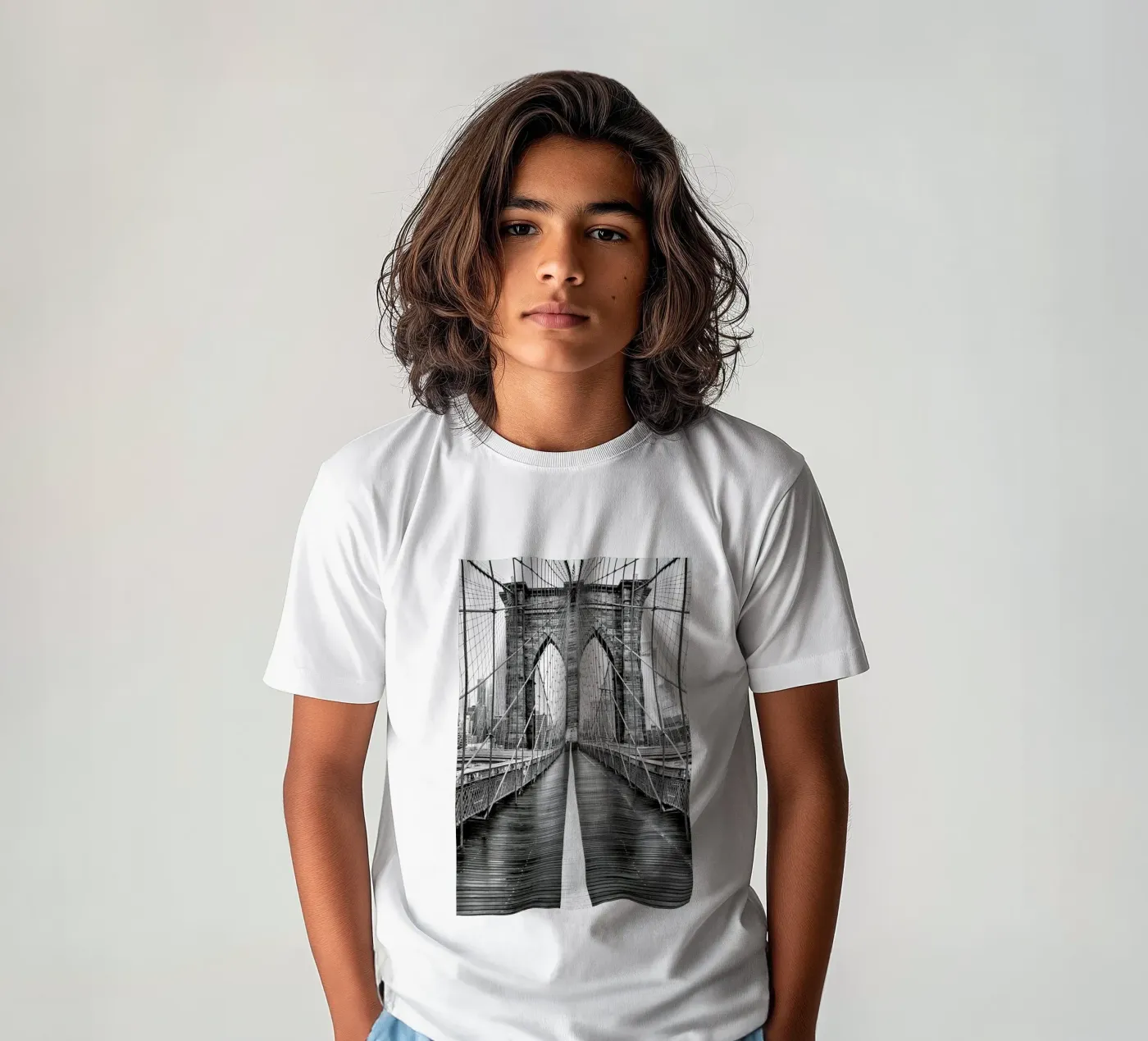 Brooklyn Bridge t-shirt bambini da METROPOLIS