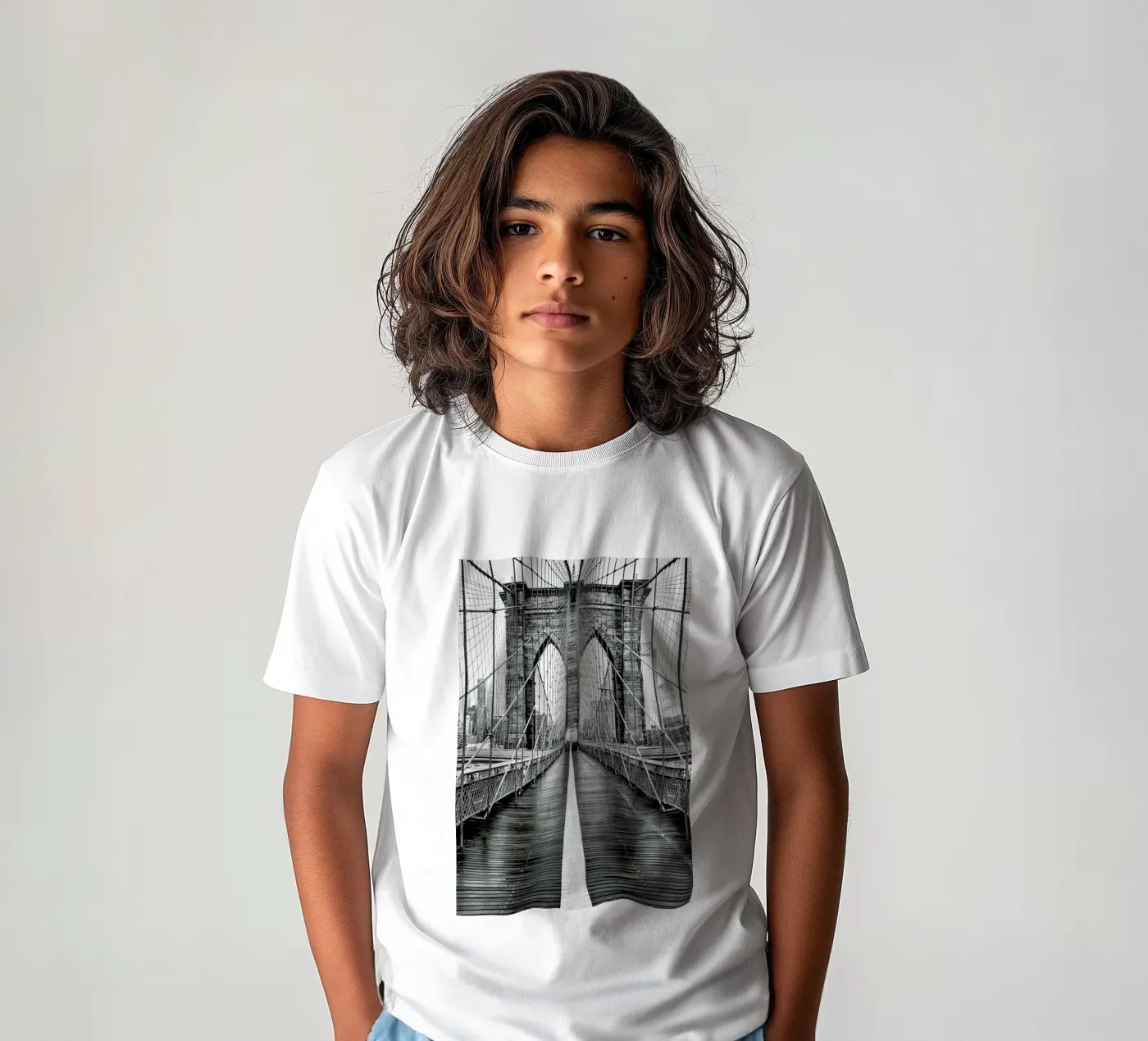 Brooklyn Bridge t-shirt bambini da METROPOLIS