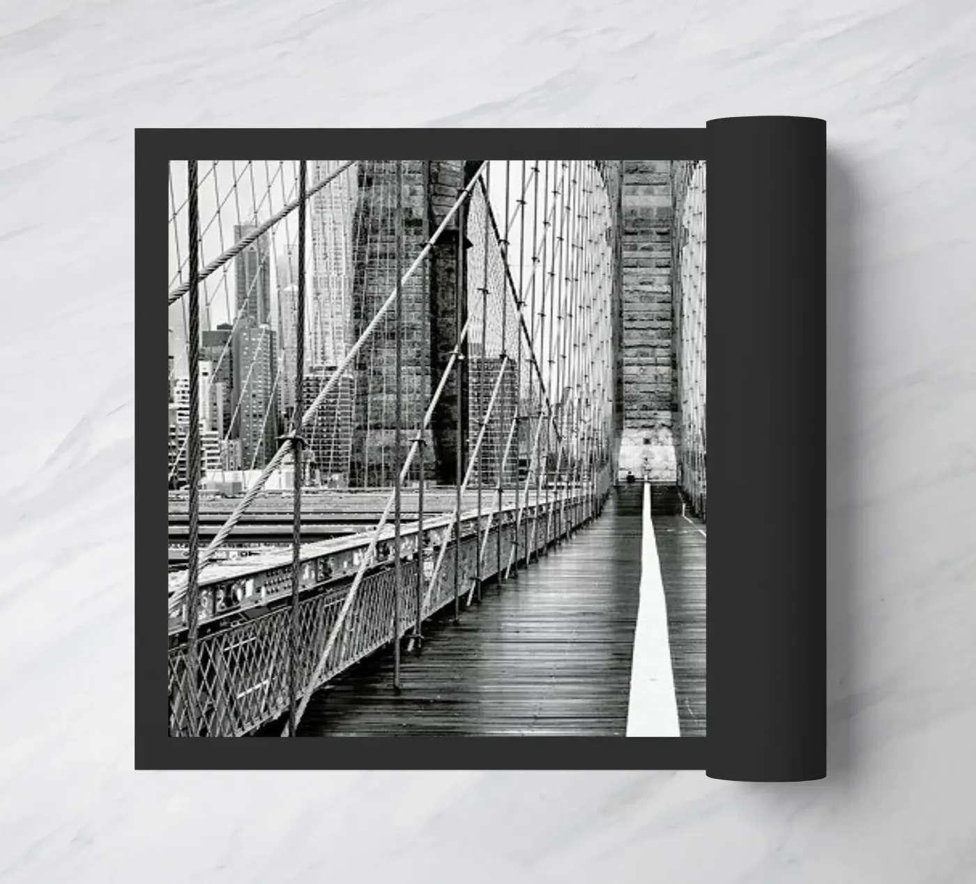 Brooklyn Bridge doormat by METROPOLIS