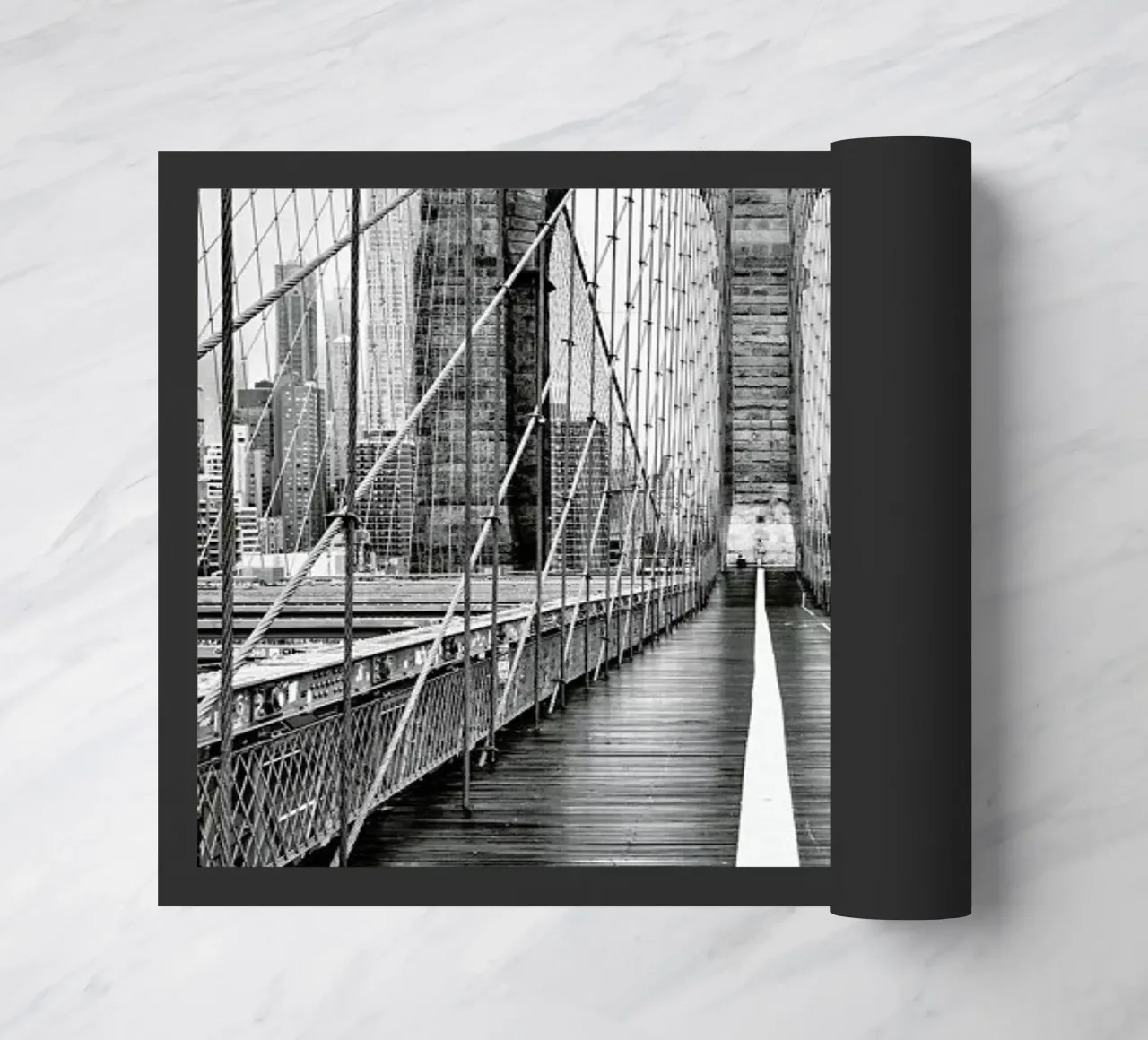 Brooklyn Bridge doormat by METROPOLIS