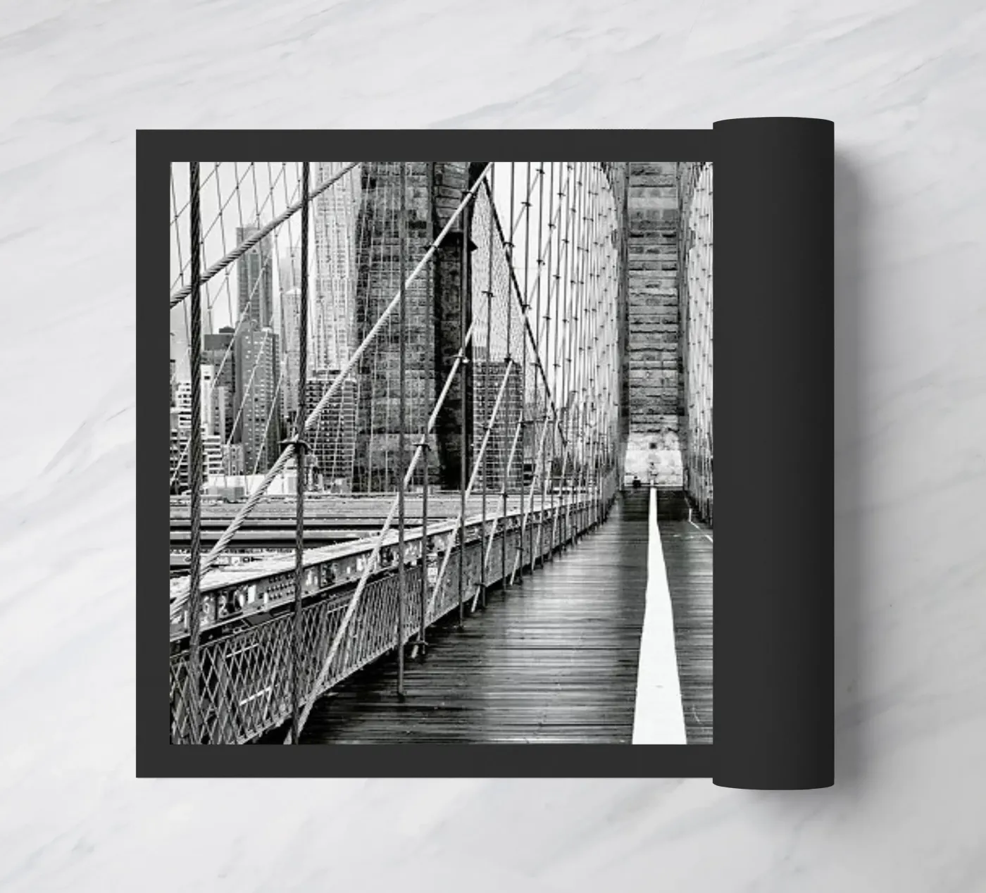 Brooklyn Bridge deurmat van METROPOLIS