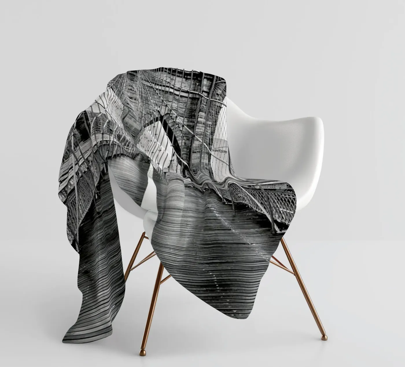 Brooklyn Bridge Fleecedecke von METROPOLIS