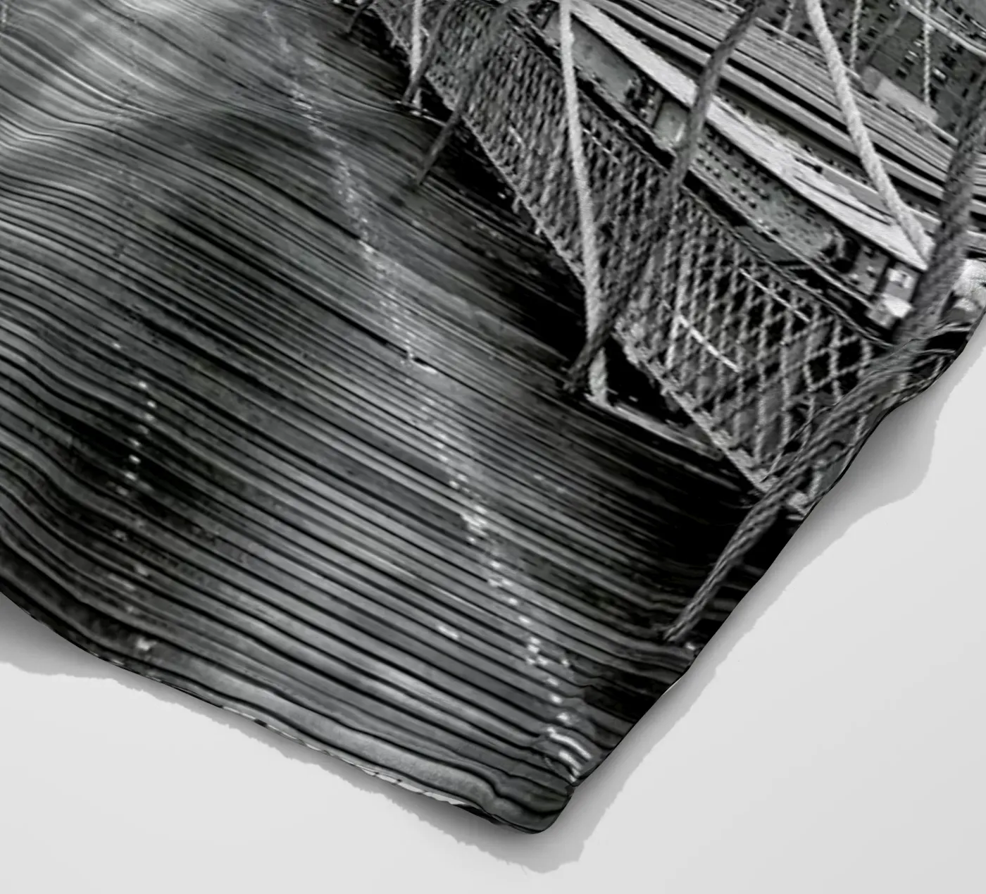 Brooklyn Bridge Fleecedecke von METROPOLIS