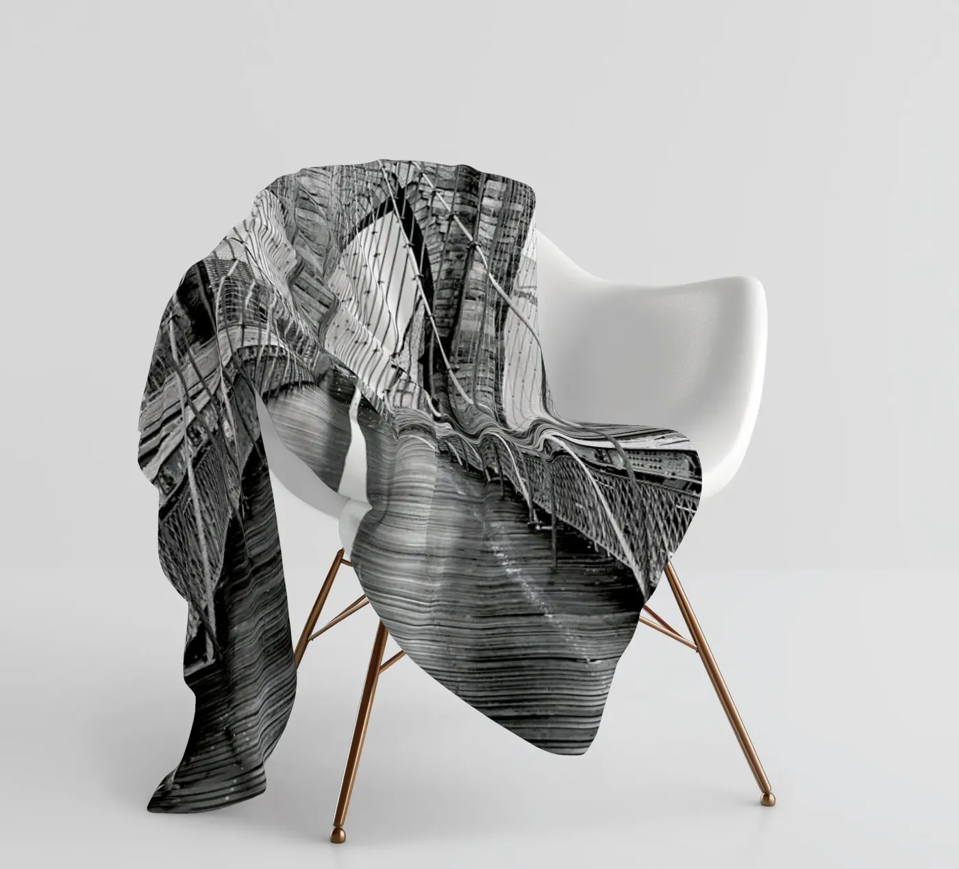 Brooklyn Bridge Fleecedecke von METROPOLIS