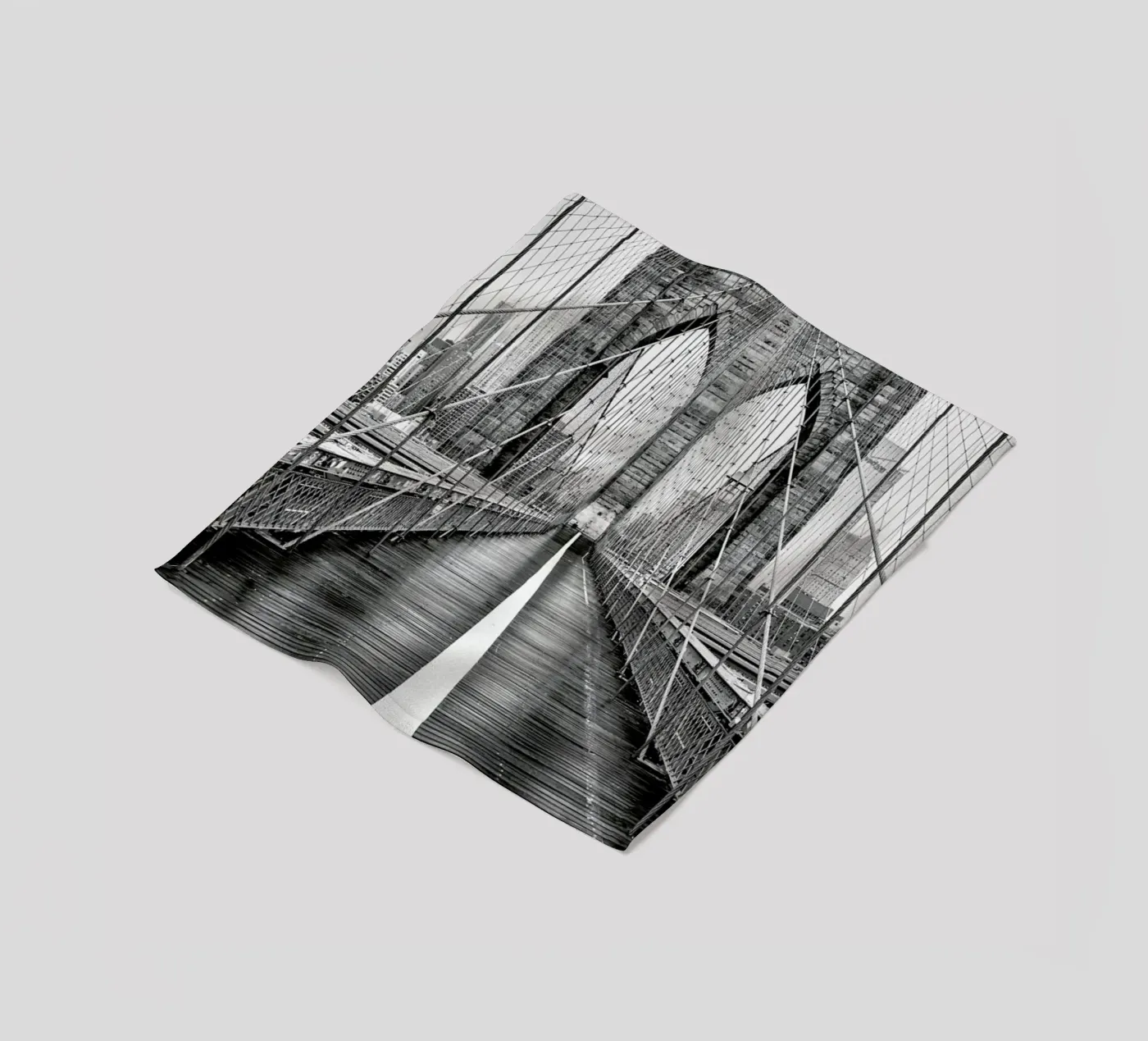 Brooklyn Bridge Fleecedecke von METROPOLIS