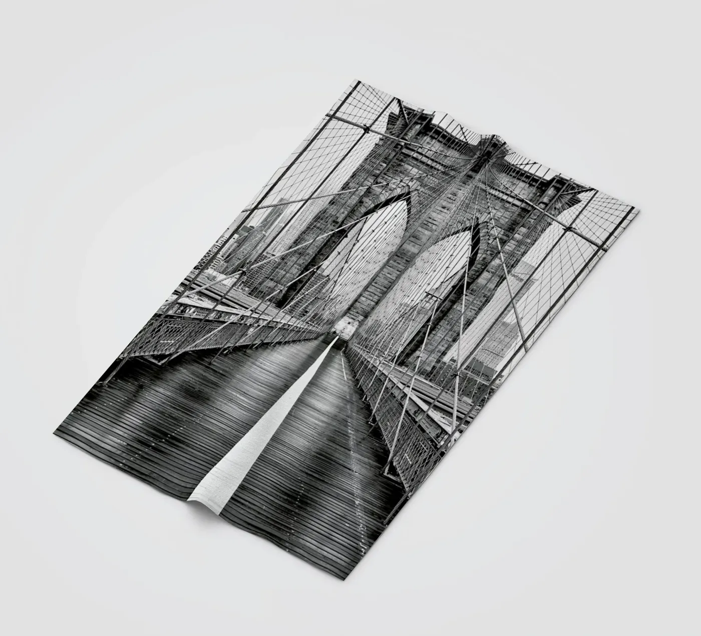 Brooklyn Bridge Fleecedecke von METROPOLIS