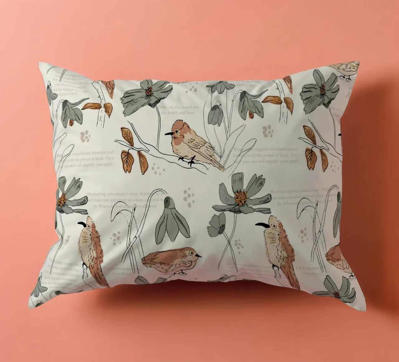 Bohemian Birds cuscino da Studio Wida