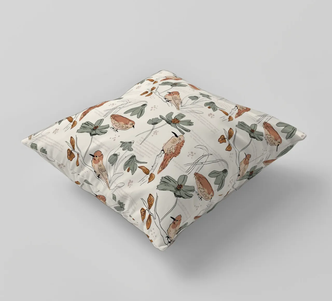 Bohemian Birds cuscino da Studio Wida
