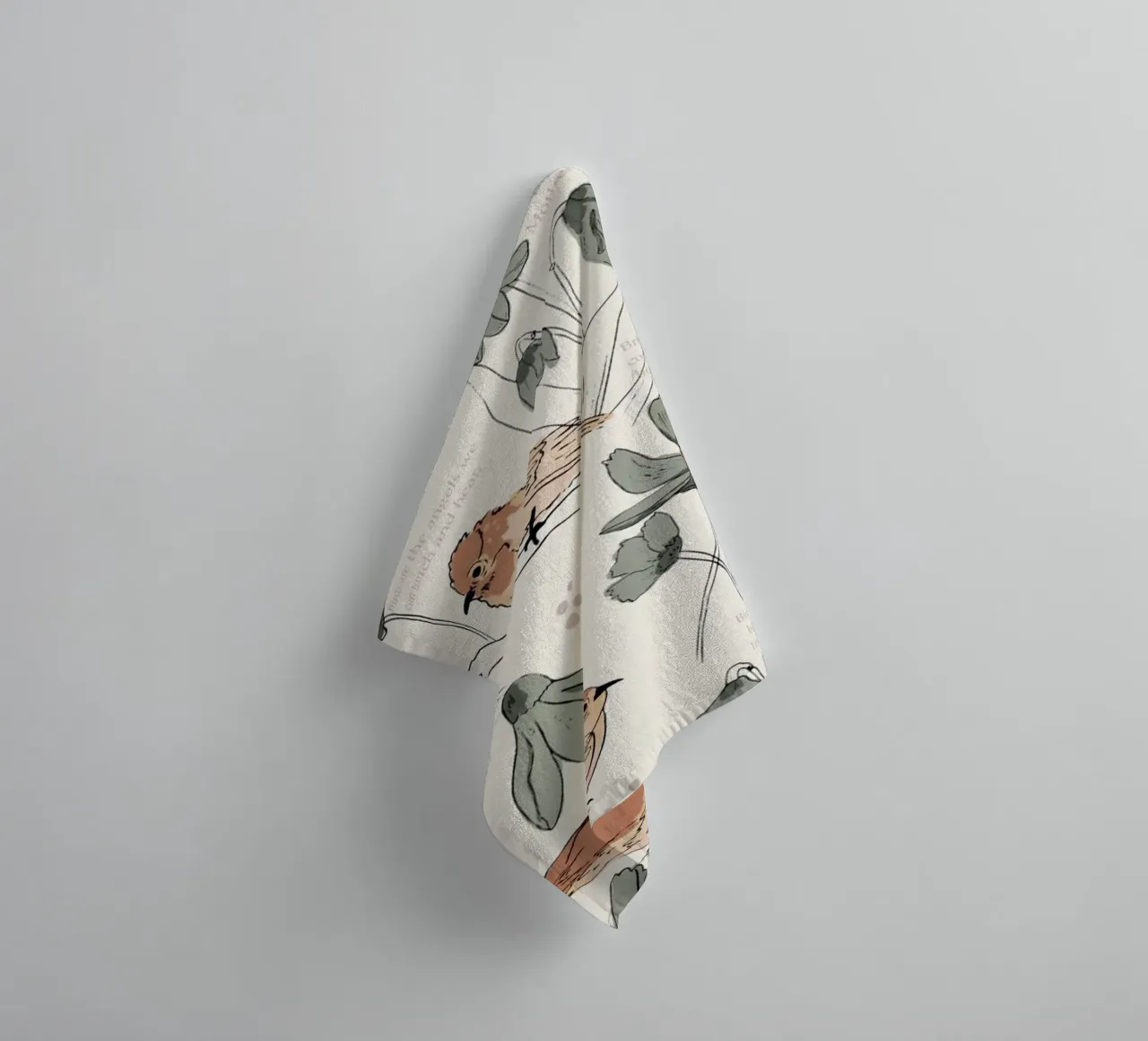 Bohemian Birds Handtuch von Studio Wida