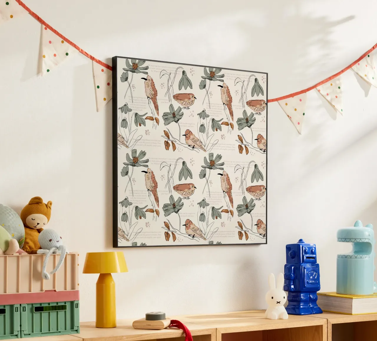 Bohemian Birds alu-dibond by Studio Wida