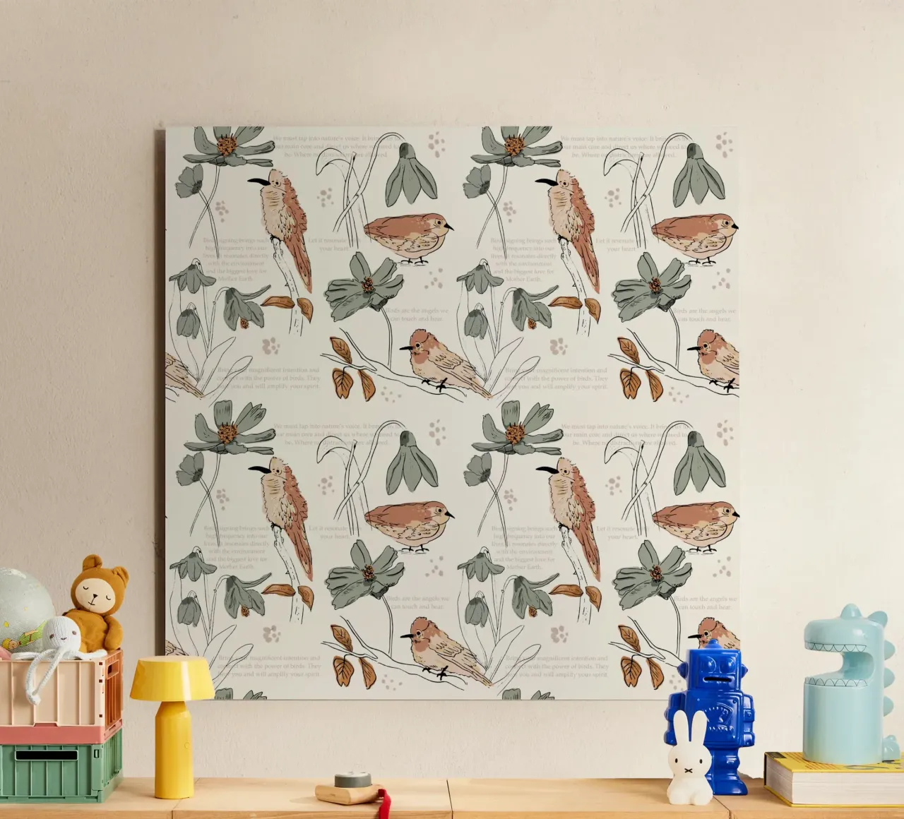 Bohemian Birds alu-dibond by Studio Wida