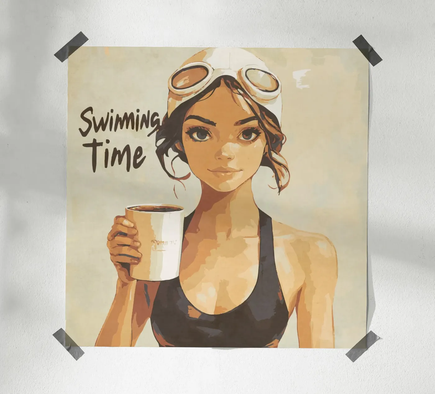 Time to dive poster by LaylaOzFun