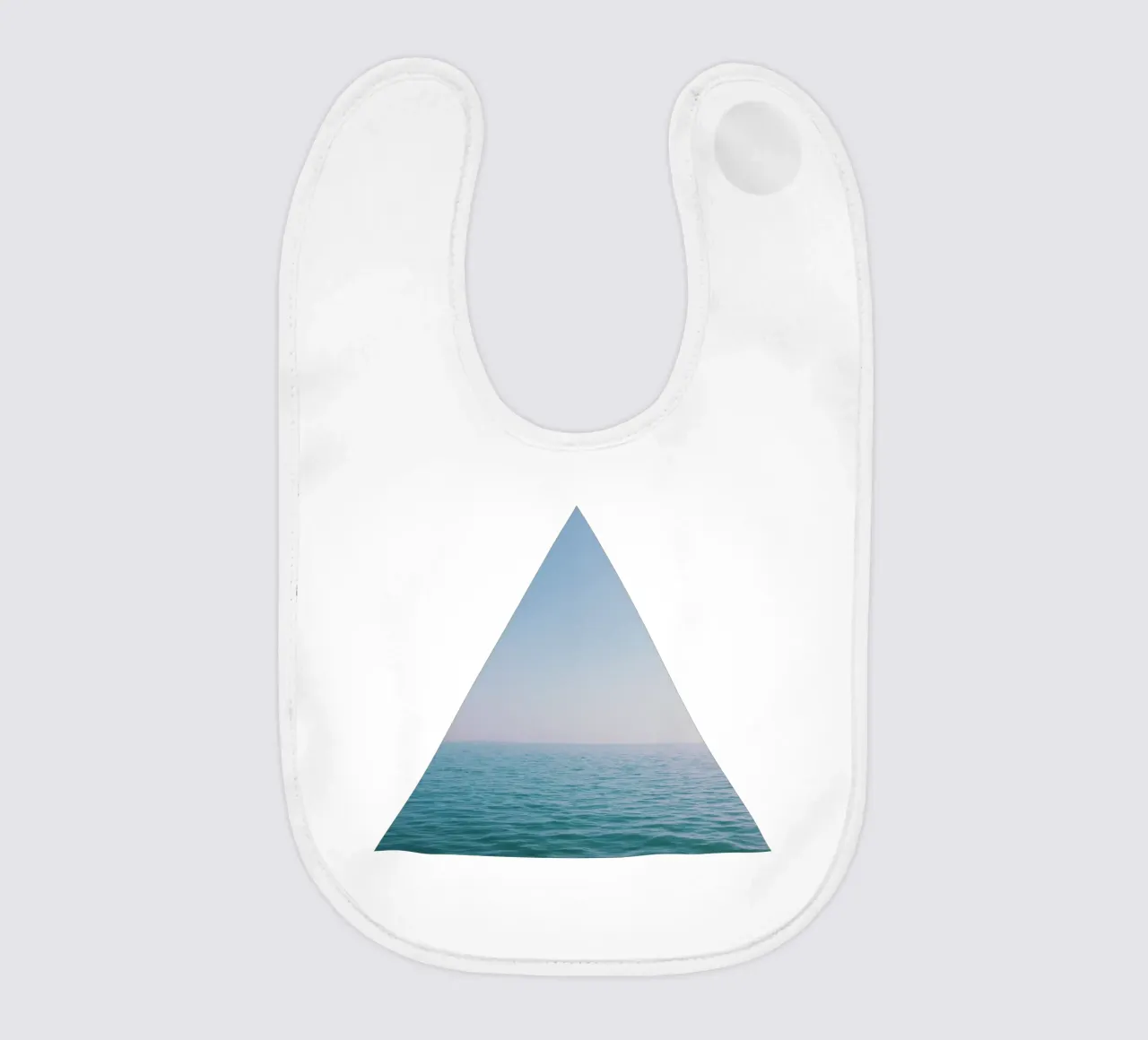 Pink Sky baby bib by Cassia Beck Photography