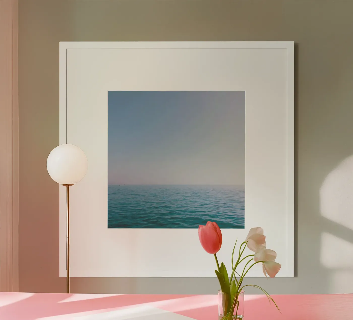 Ciel rose poster de Cassia Beck Photography