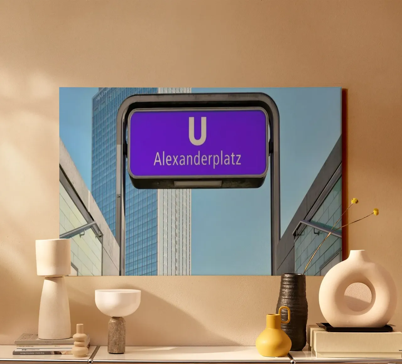 Park Inn canvas met Baklijst van Michael Belhadi
