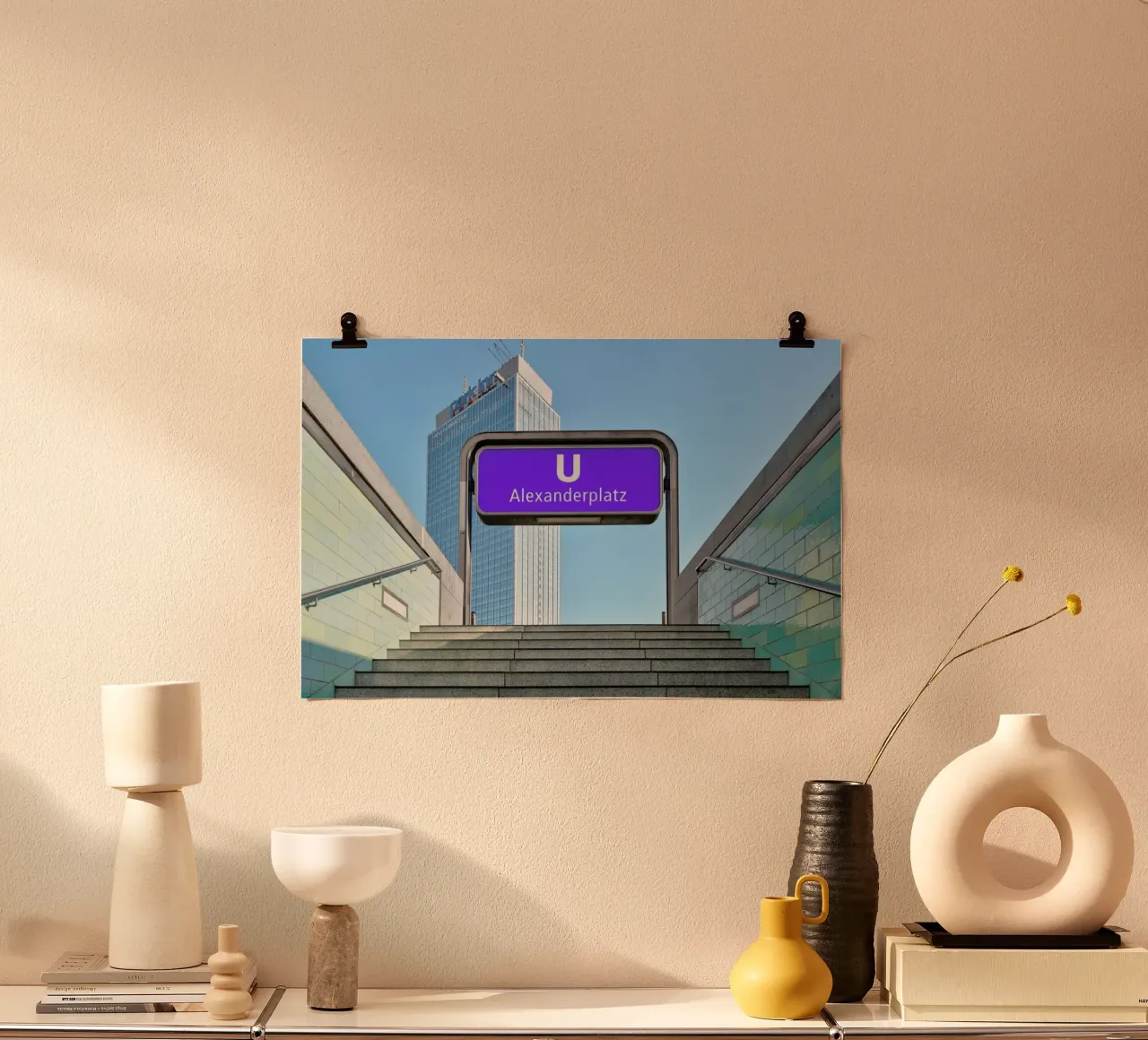 Park Inn poster con telaio in plastica da Michael Belhadi