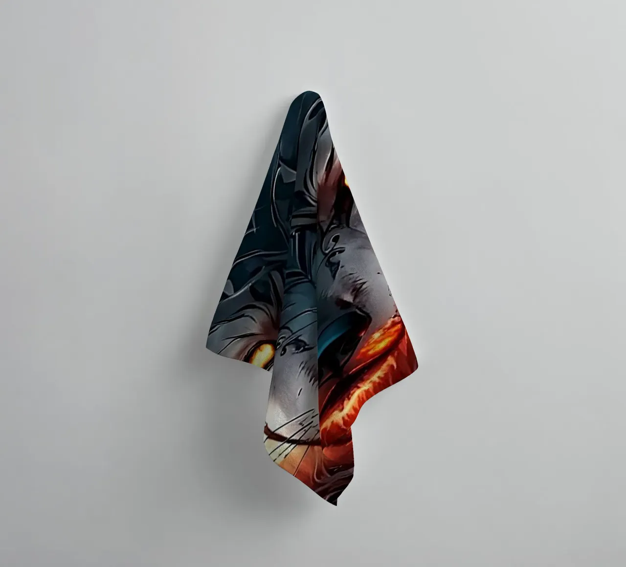 fantastique sombre Loup serviette de bain de LM2KONE
