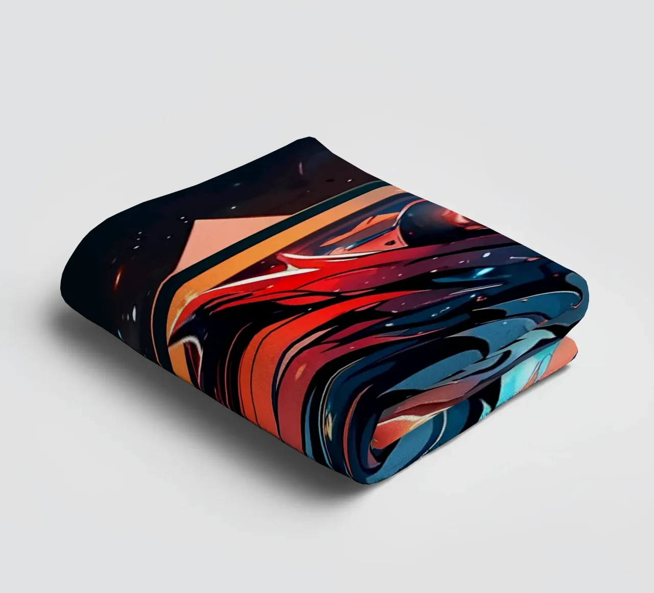 Simbolo del lupo colorato asciugamano da bagno da LM2KONE
