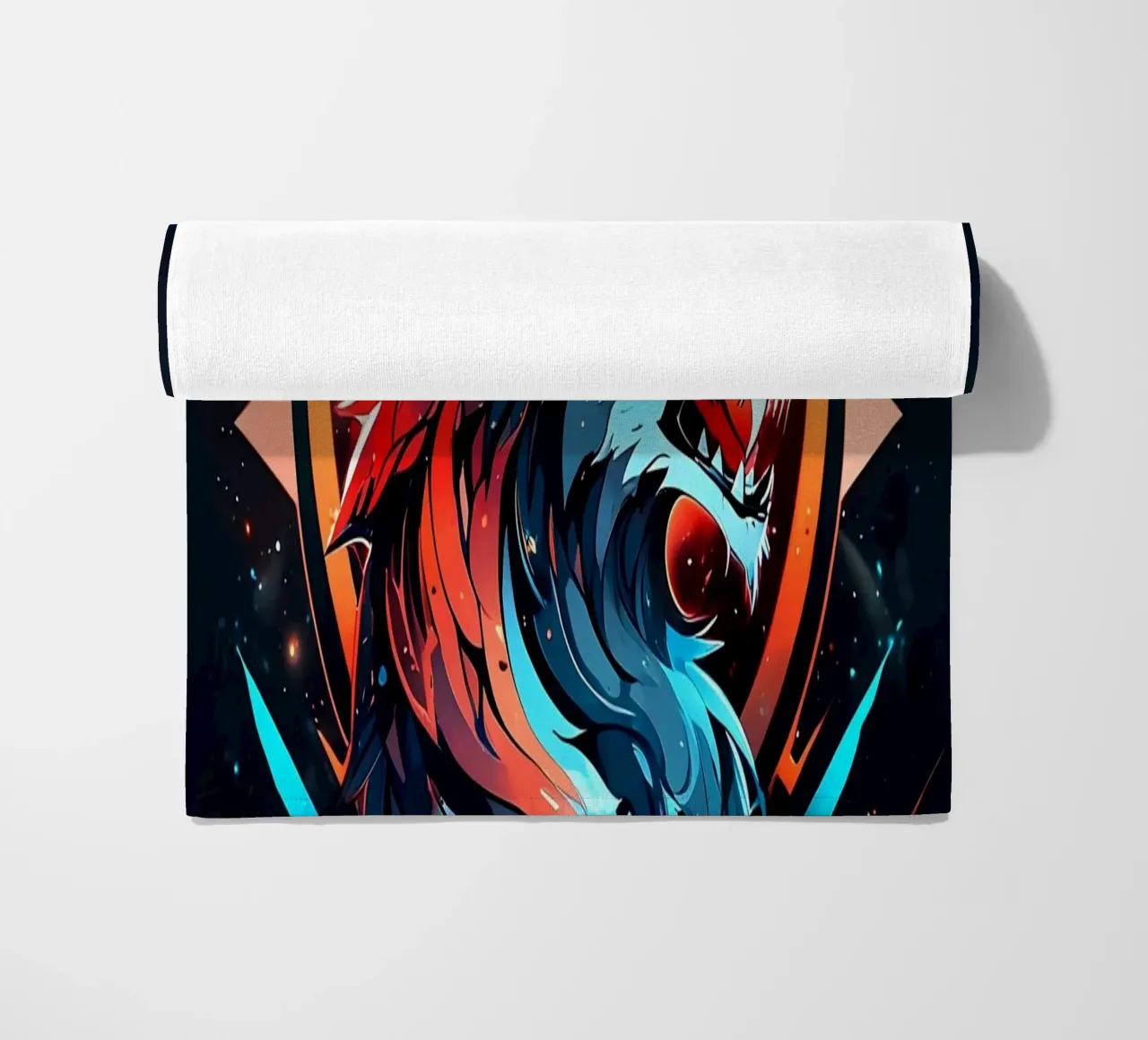 Simbolo del lupo colorato telo mare da LM2KONE