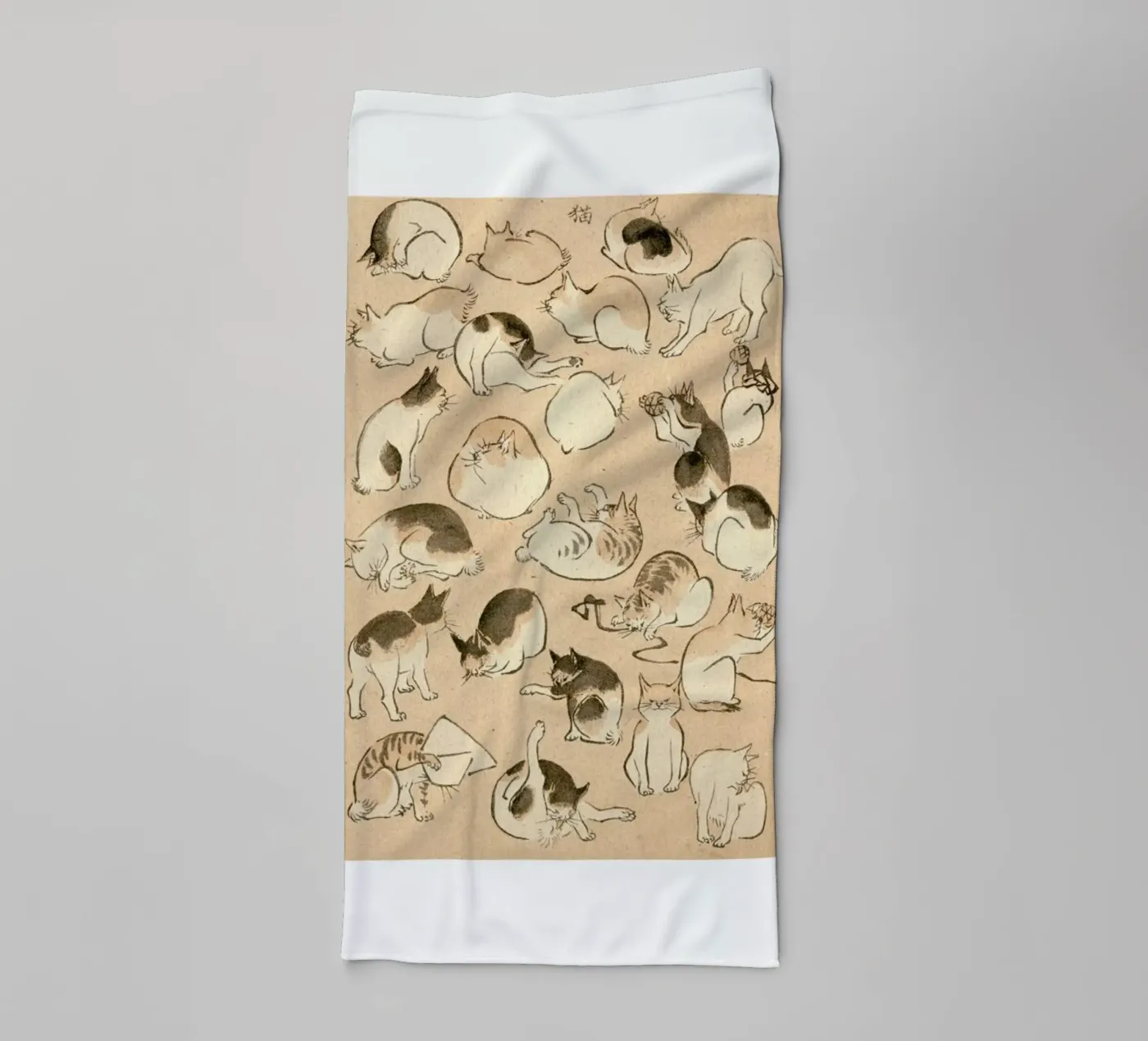 Cats towel by Flora & Fauna