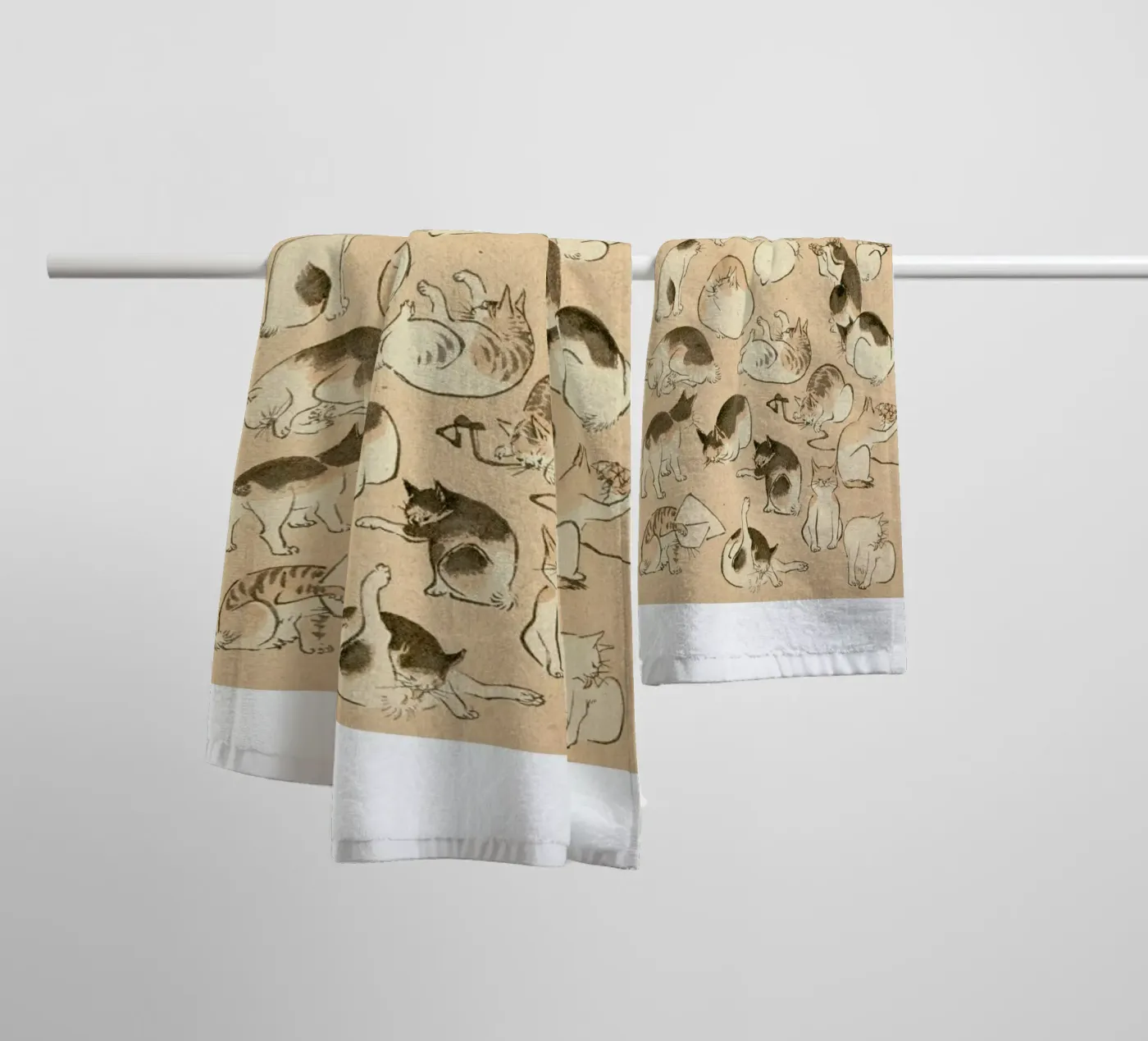 Cats towel by Flora & Fauna