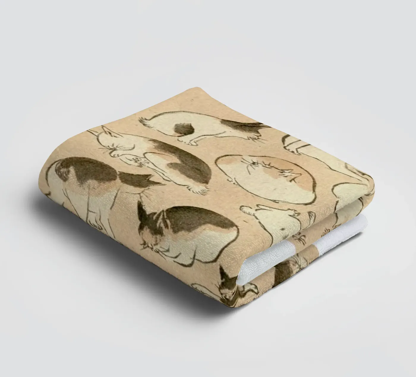 Cats towel by Flora & Fauna