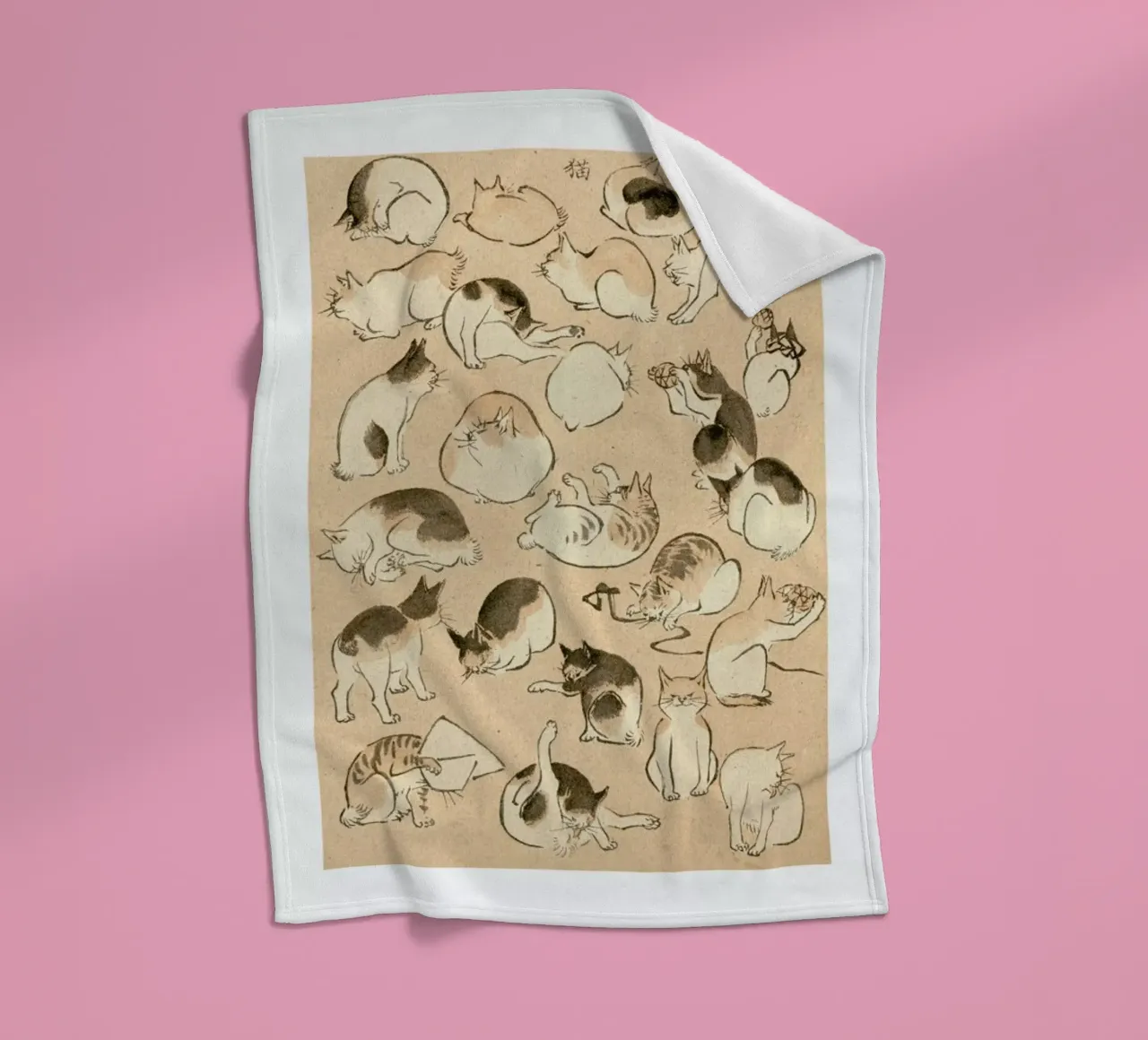 Cats Fleecedecke von Flora & Fauna