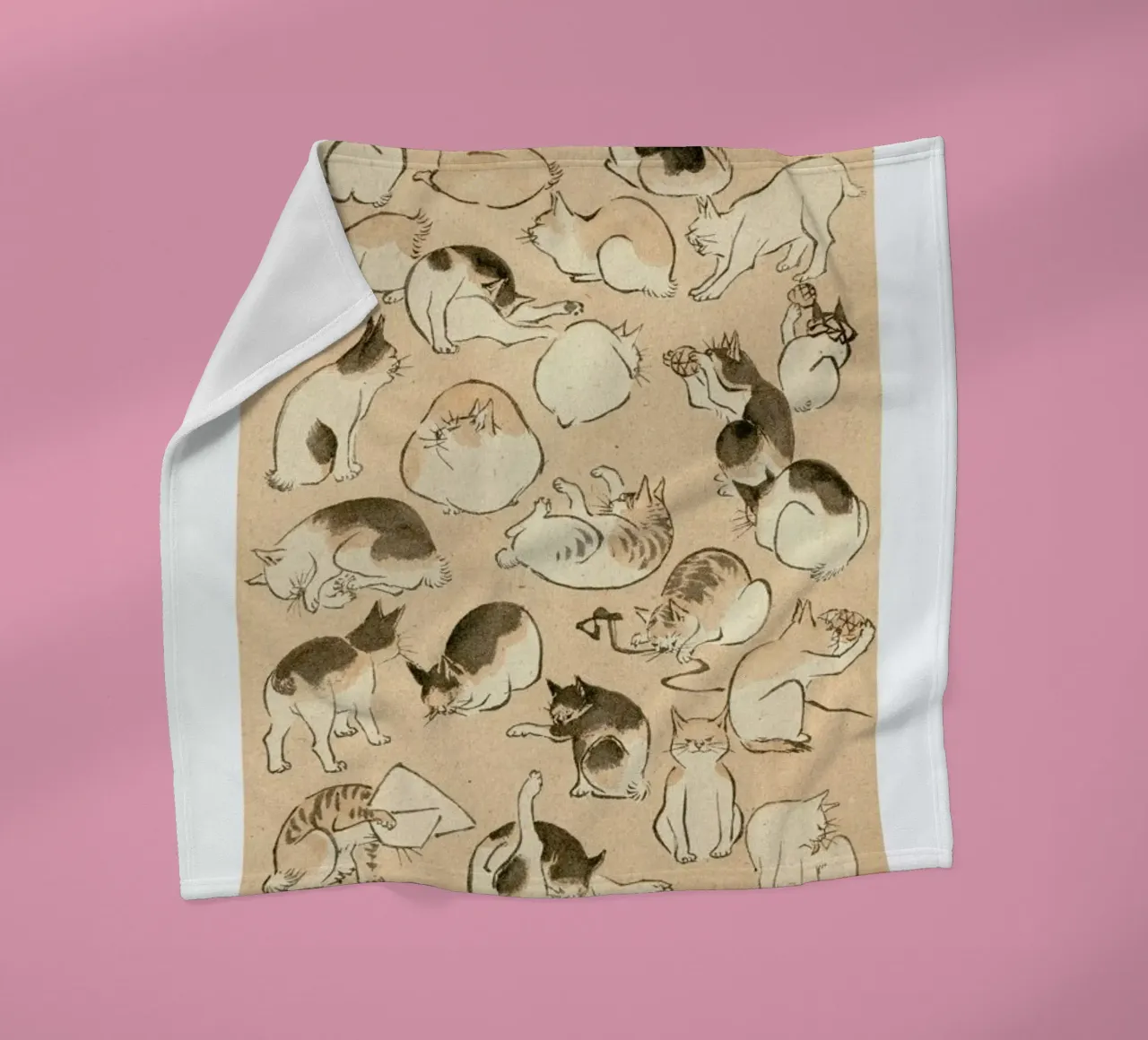 Cats Fleecedecke von Flora & Fauna