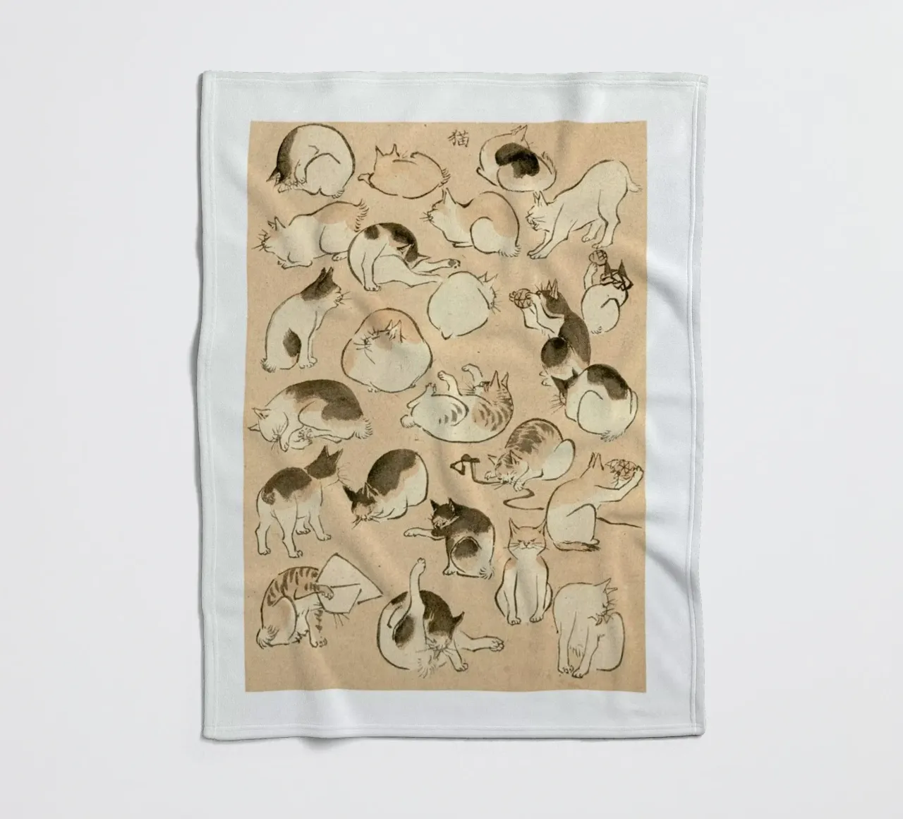 Cats Fleecedecke von Flora & Fauna