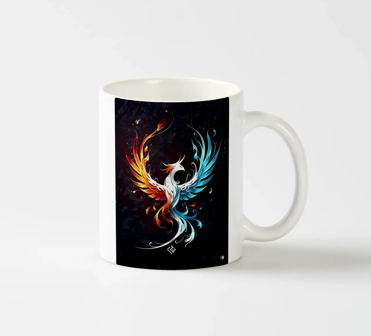 Fenice del ghiaccio e del fuoco tazza in ceramica da LM2KONE